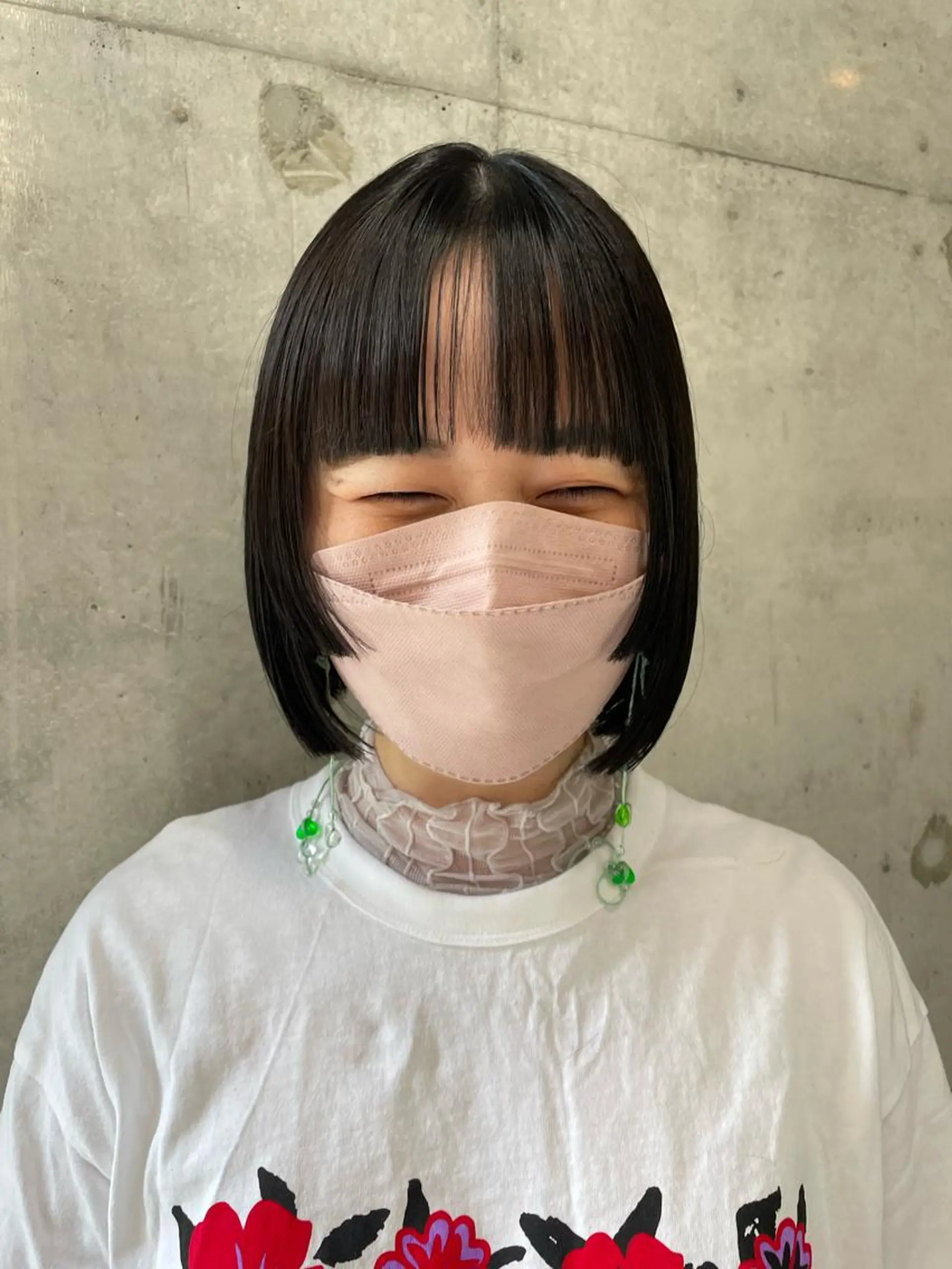 ミディアム カラー カット ヘアカラー 女性に人気♪ はやしほのかのヘアスタイル