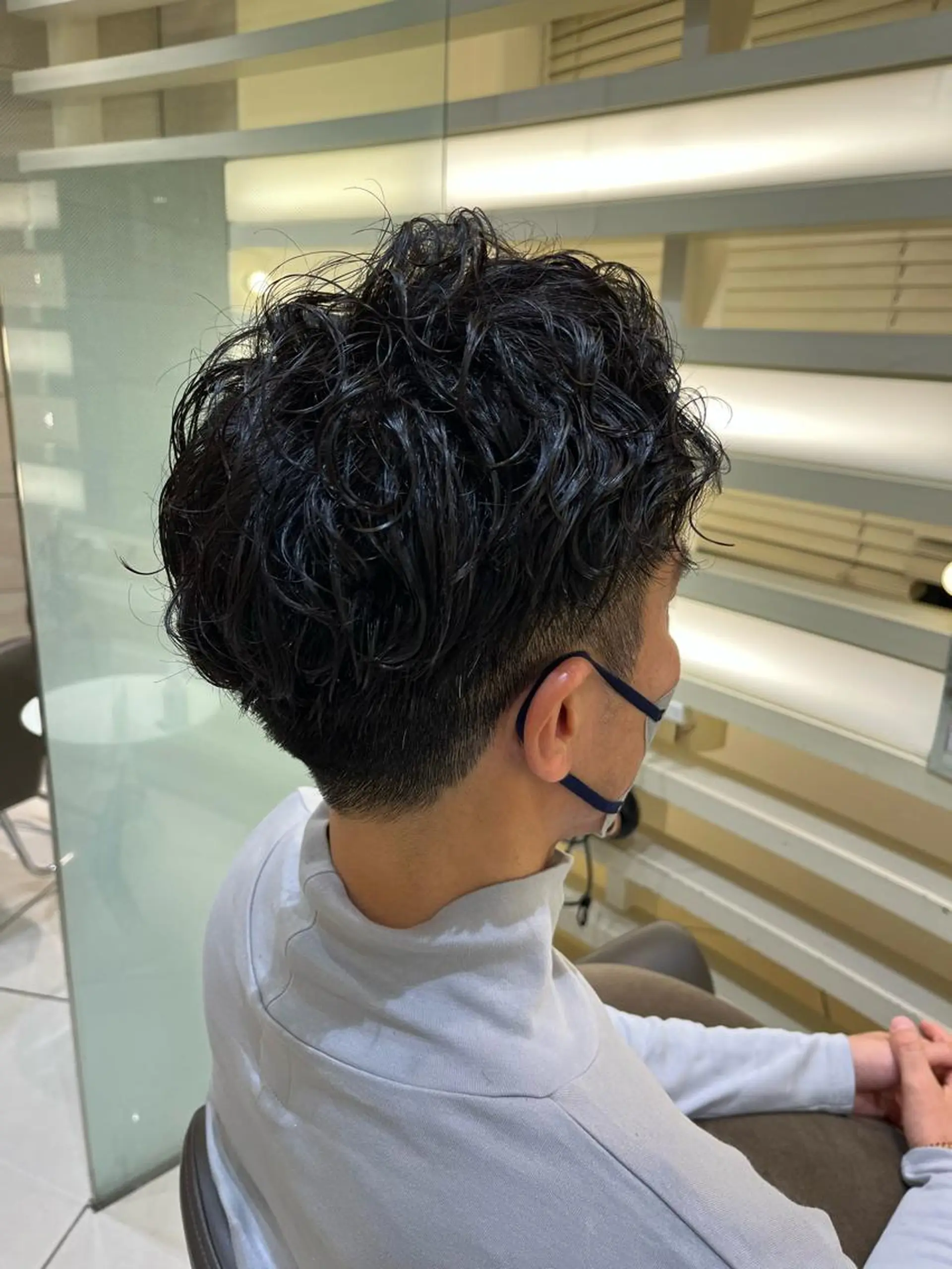 メンズ カット パーマ トリートメント 銀座メンズ専門🖤 小島奈々のヘアスタイル