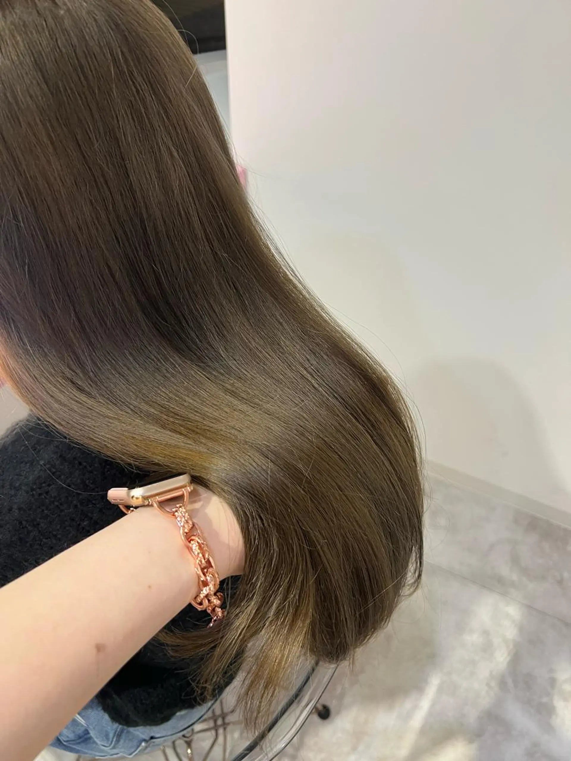 ロング ヘアカラー トリートメント ハイトーン♡ブリーチ ♡エクステ♡nanaのヘアスタイル