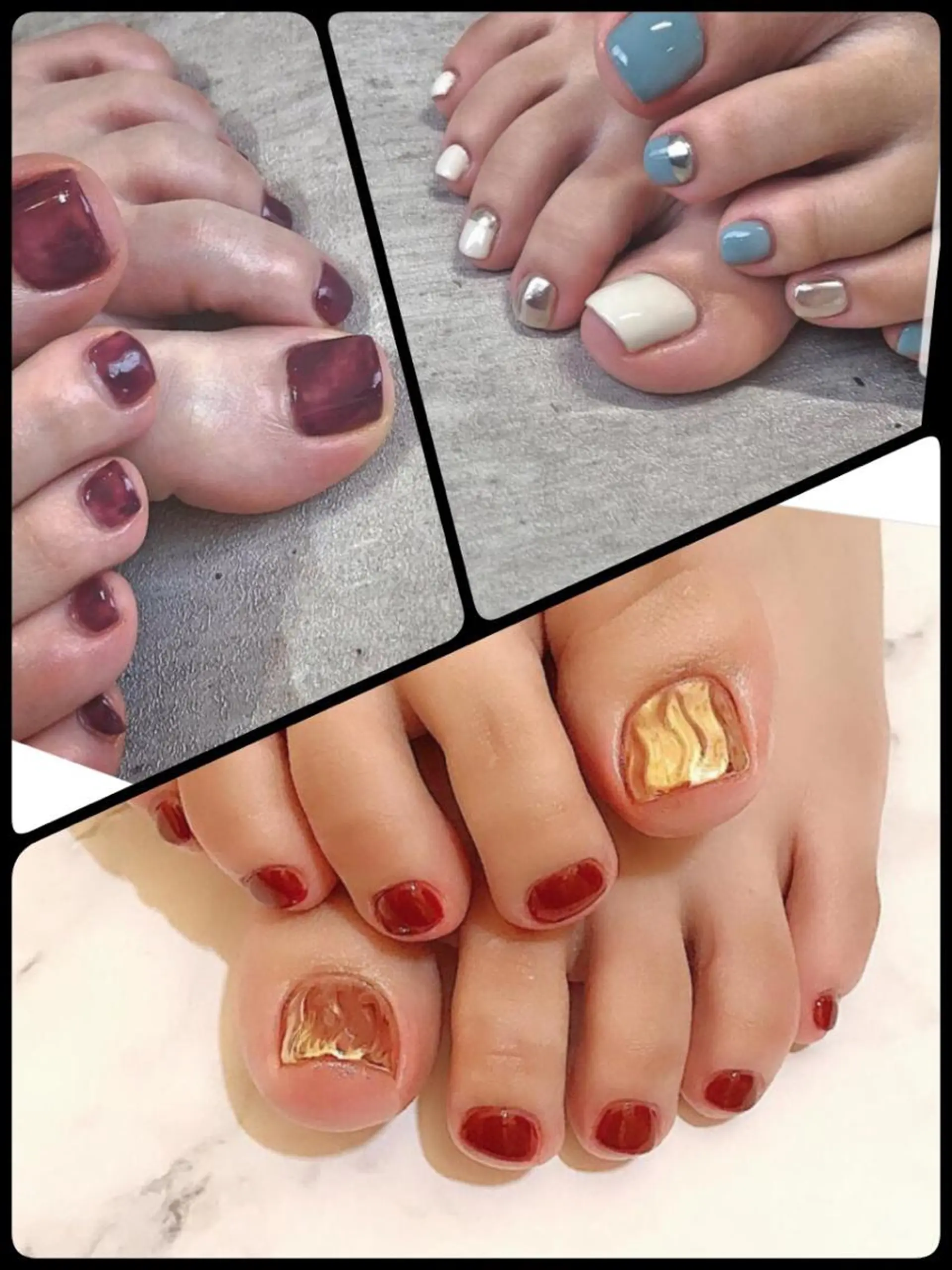 ネイル フットネイル 店長 佐藤のネイルデザイン