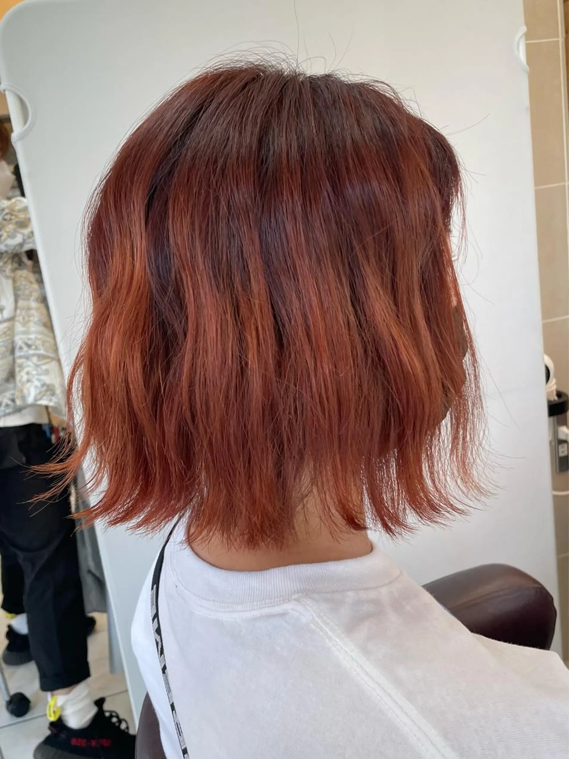 ショート ヘアカラー トリートメント 新籾 尚哉のヘアスタイル