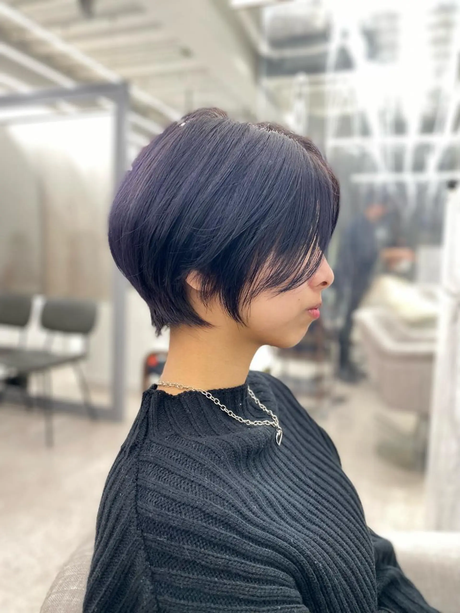 ショート 京都レイヤーカット/ 縮毛矯正/羽柴りくのヘアスタイル