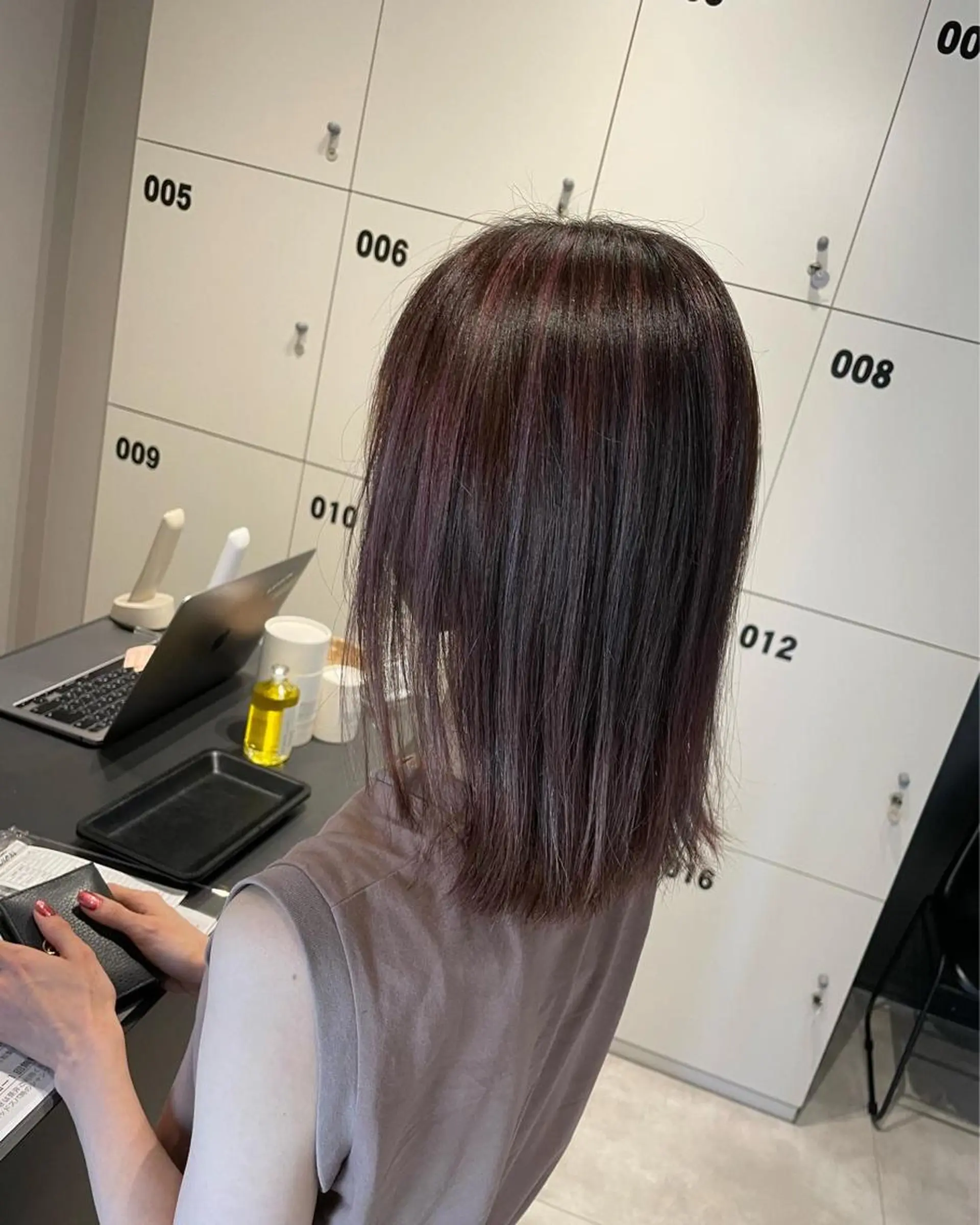 ミディアム カラー 髪質改善×透明感× トレンド/杉田 圭のヘアスタイル