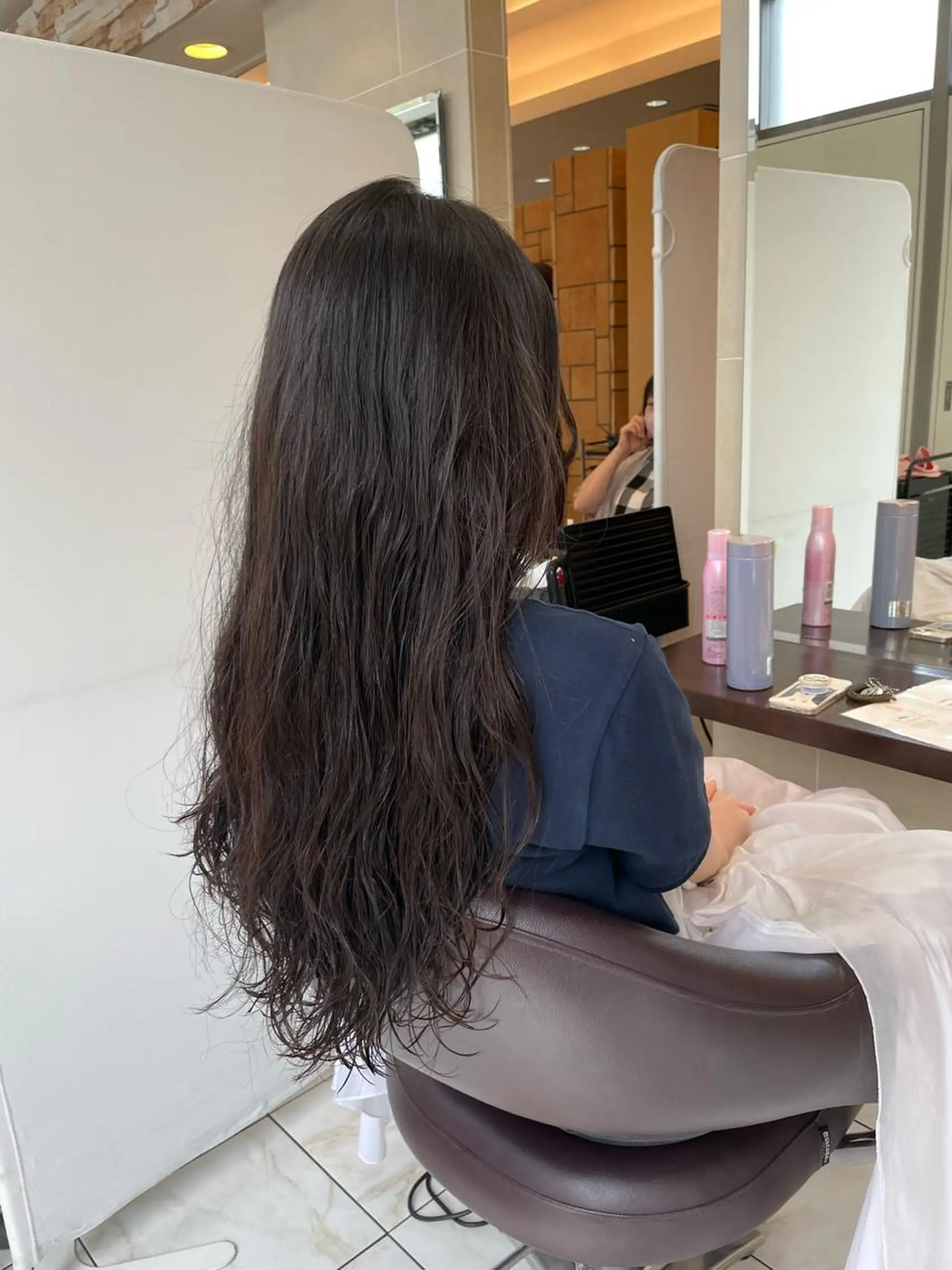 ロング パーマ 千葉 香奈のヘアスタイル