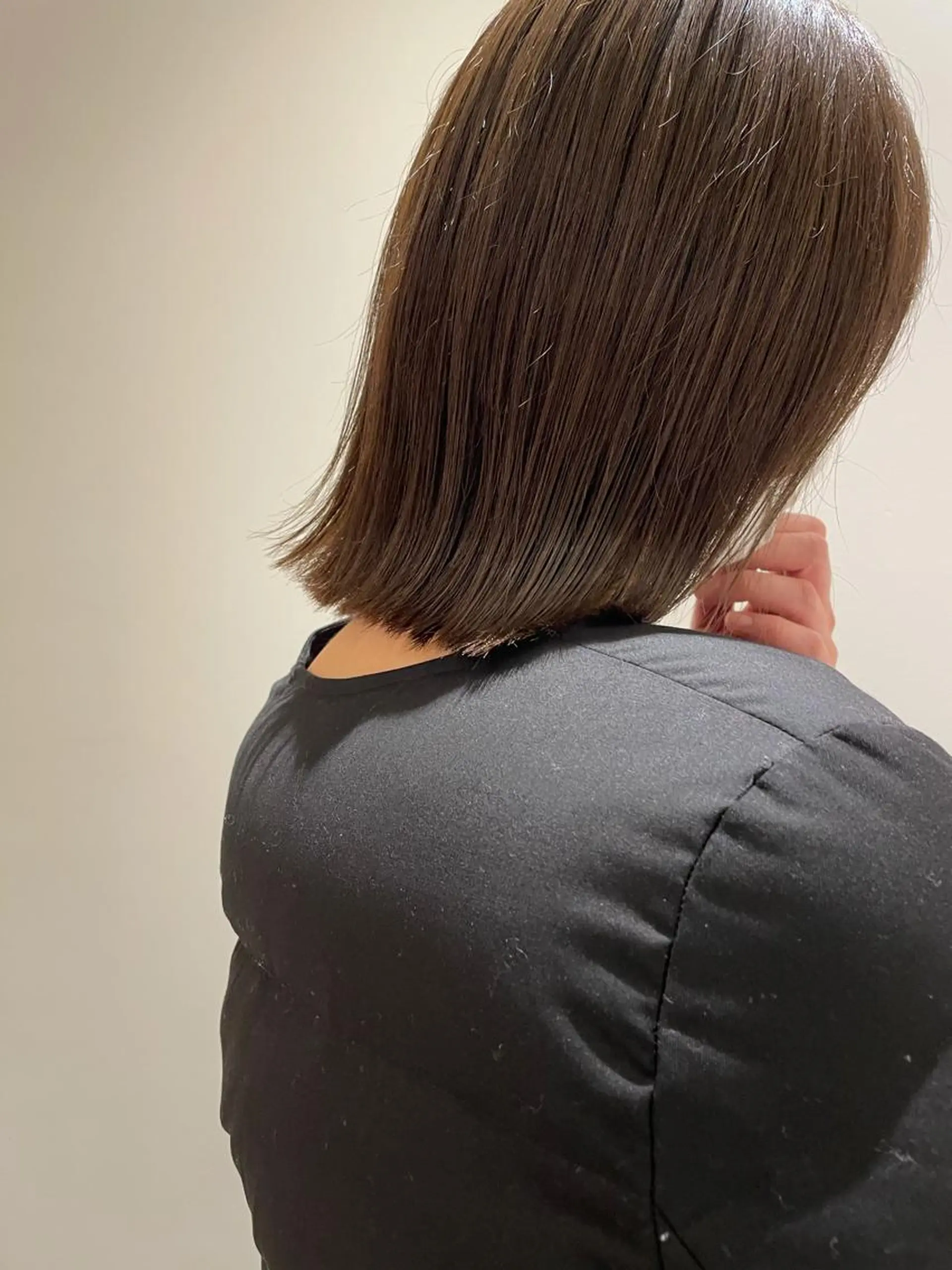 ミディアム カラー グレージュ オリーブグレージュ オリーブグレー ヘアカラー トリートメント ボブ/レイヤー/ケア パーマ/リュウタのヘアスタイル