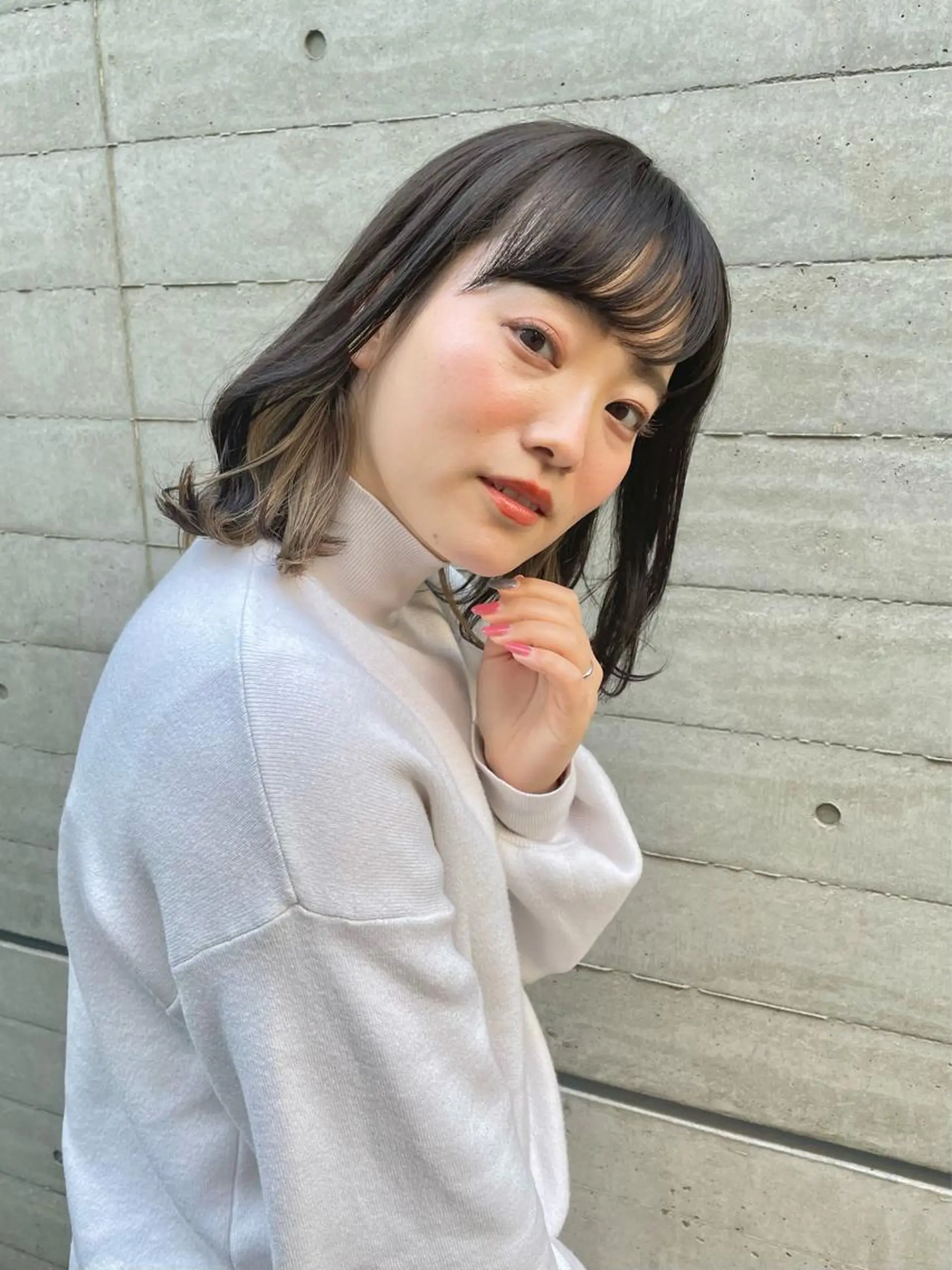 ミディアム カラー ツヤ美髪💐 髪質改善/高山愛来のヘアスタイル