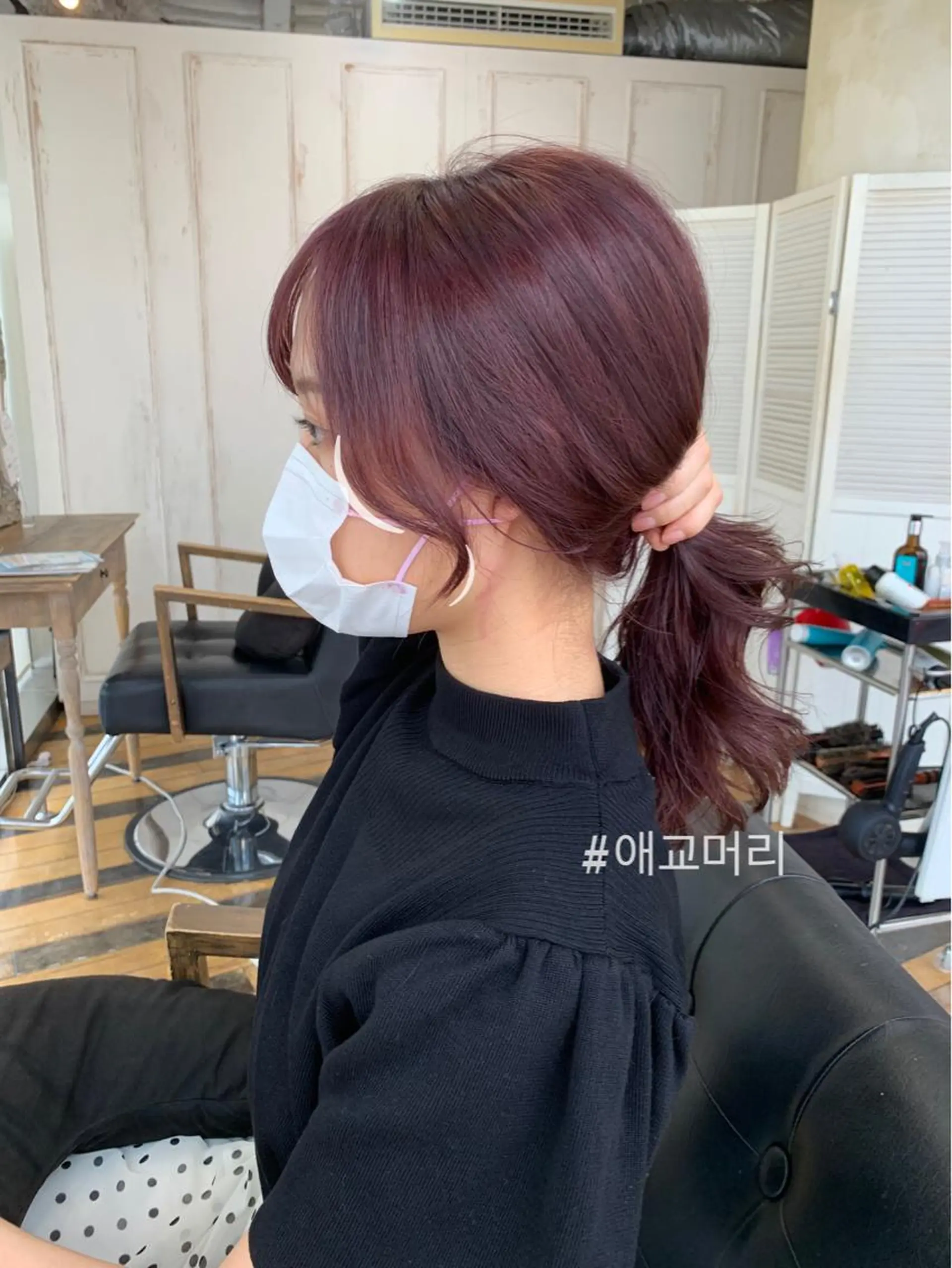 セミロング 韓国風ヘア 中園 祥吾のヘアスタイル