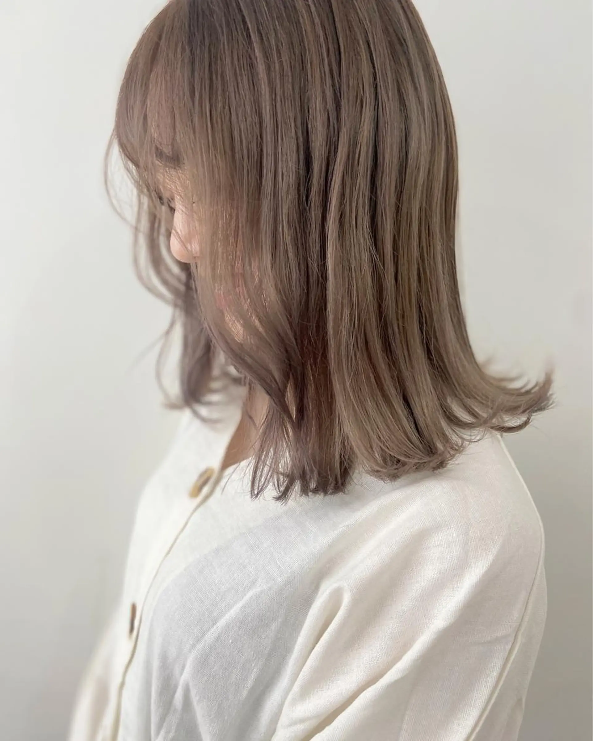 ミディアム カラー ヘアカラー トリートメント Eliss Horie所属・coco♡ 韓国hairのヘアスタイル