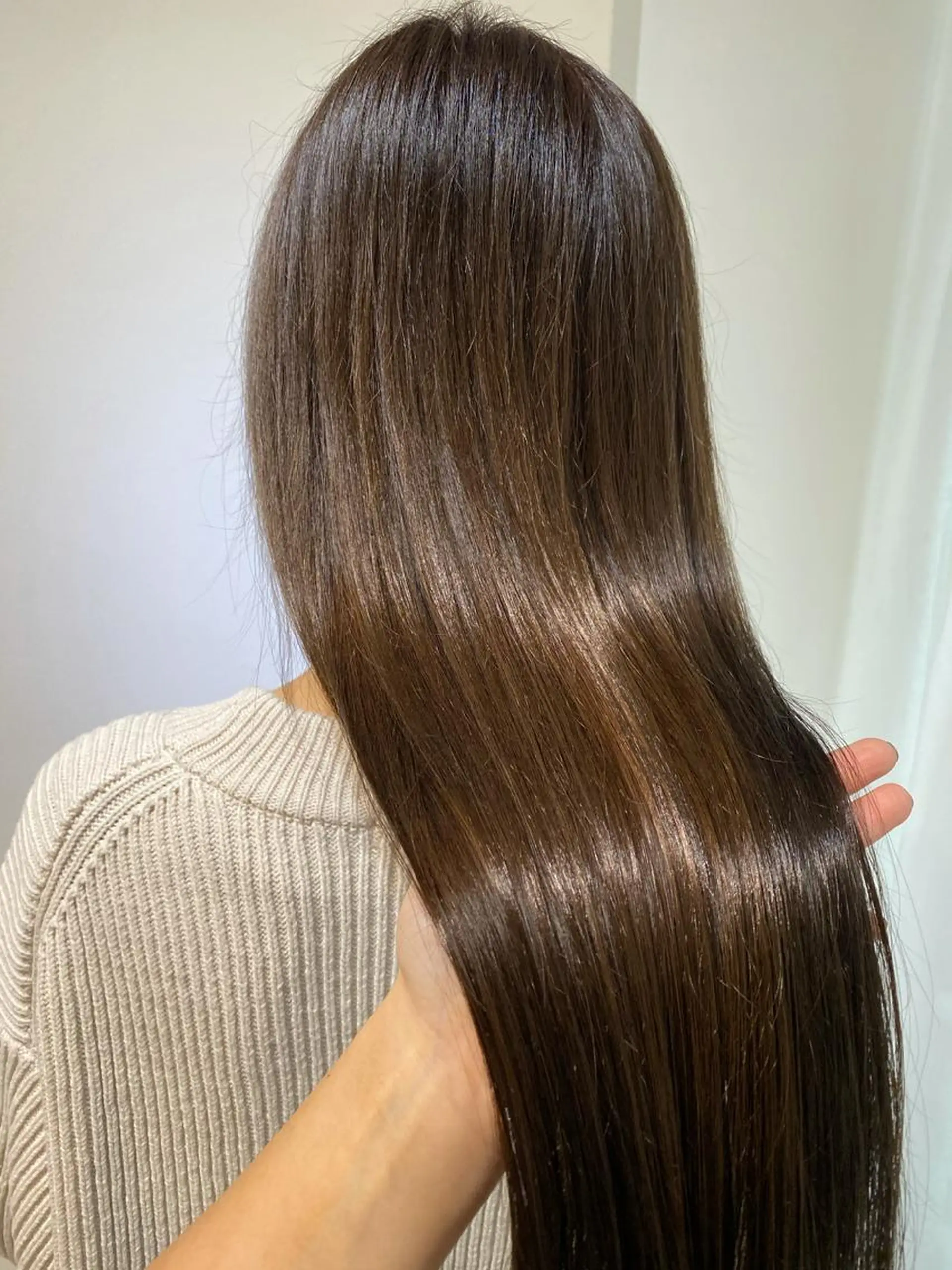 セミロング カラー カット ヘアカラー トリートメント 過去一の柔髪ヘア 🌿IVYjoureのヘアスタイル