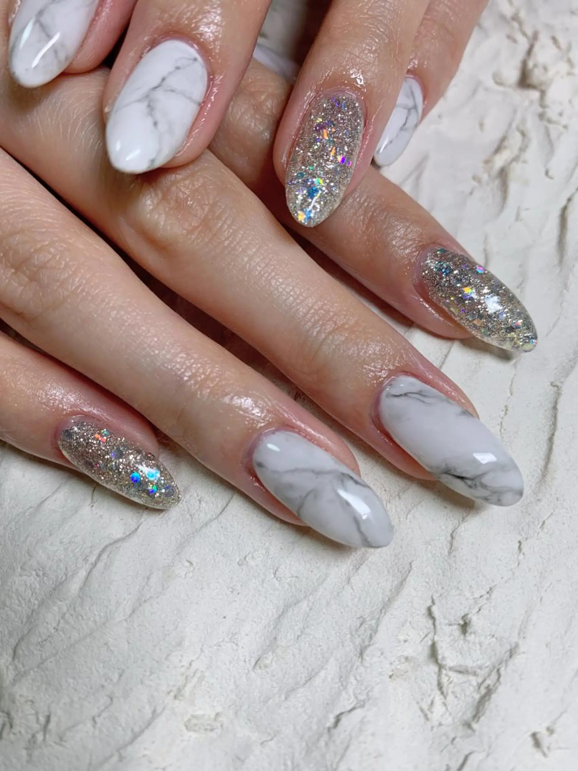 ネイル 大理石ネイル(マーブル) Nailist. Nのネイルデザイン