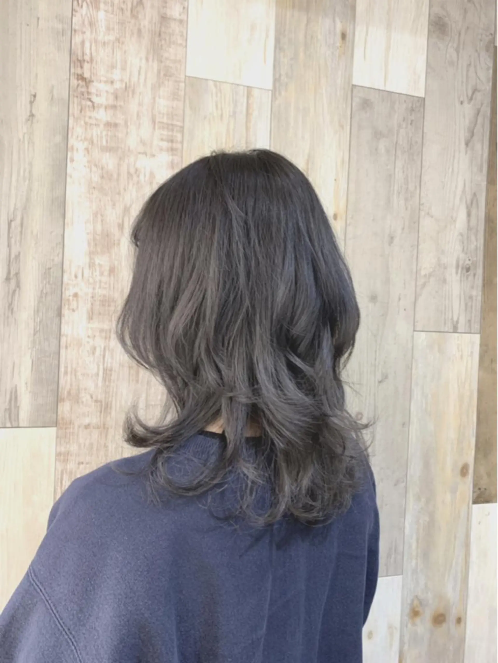 セミロング カラー 池袋/透明感カラー 🎀Yuri🎀のヘアスタイル