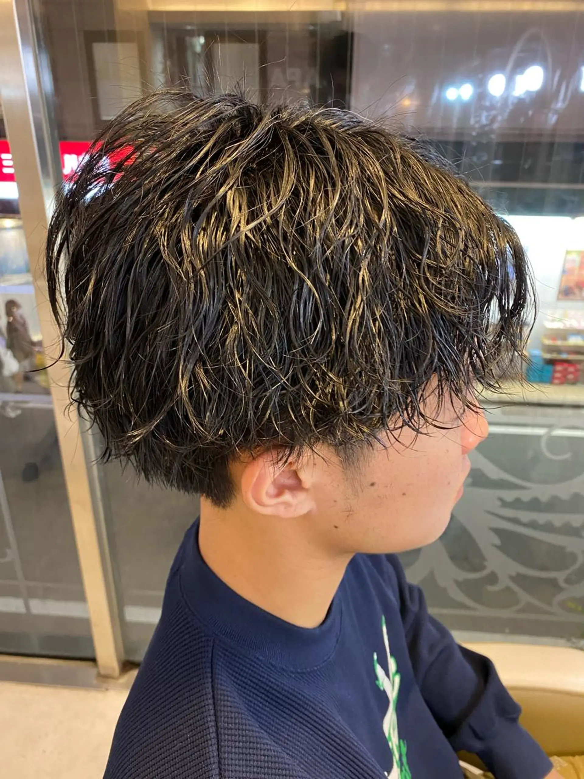 パーマ メンズ カット パーマ 似合わせメンズ特化 渡辺尚暉のヘアスタイル