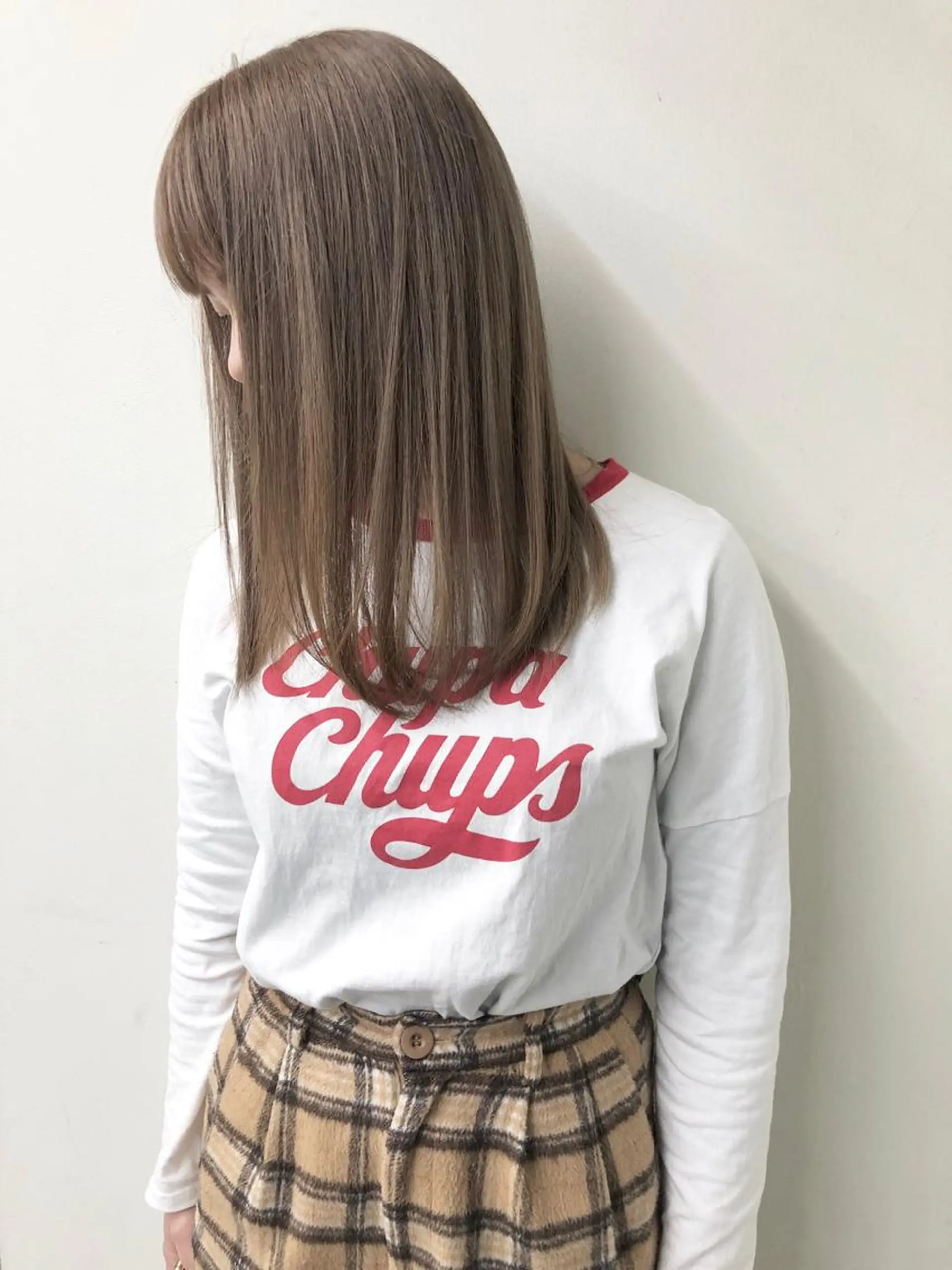 セミロング ヘアカラー 縮毛矯正 トリートメント 小澤大輔 YOLO hairのヘアスタイル