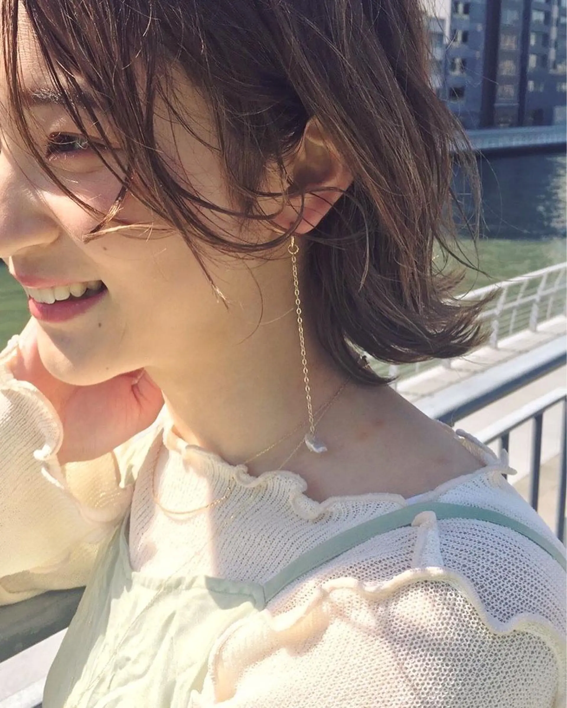 ショート カラー ハイライトカラー ハイライト カット ヘアカラー トリートメント 髪質改善ｶﾗｰ ｹｱﾌﾞﾘｰﾁ/ﾀﾑのヘアスタイル