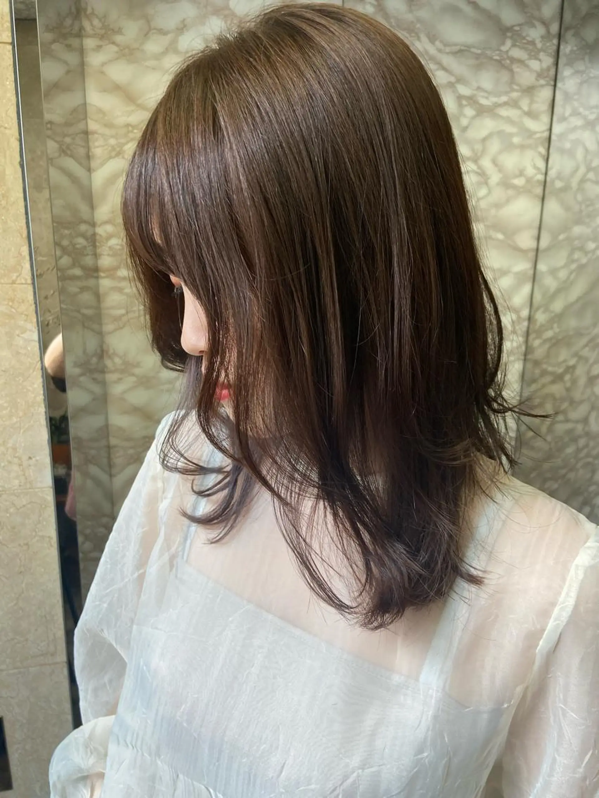 ロング カラー ヘアカラー トリートメント ヘアセット 地毛風艶カラー🌿 喜多夏海のヘアスタイル