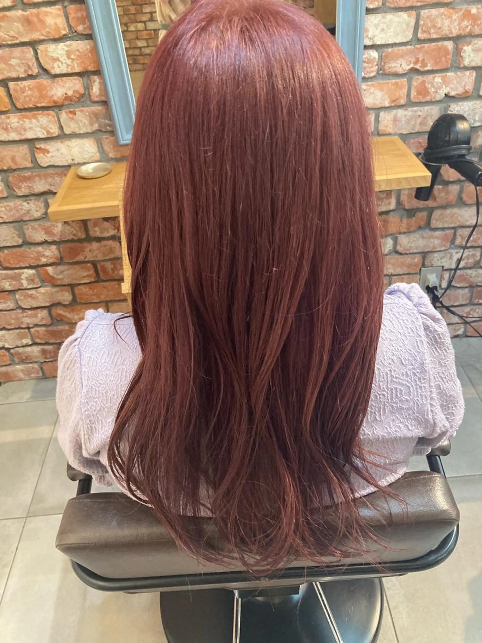 ロング 菅 未祐のヘアスタイル