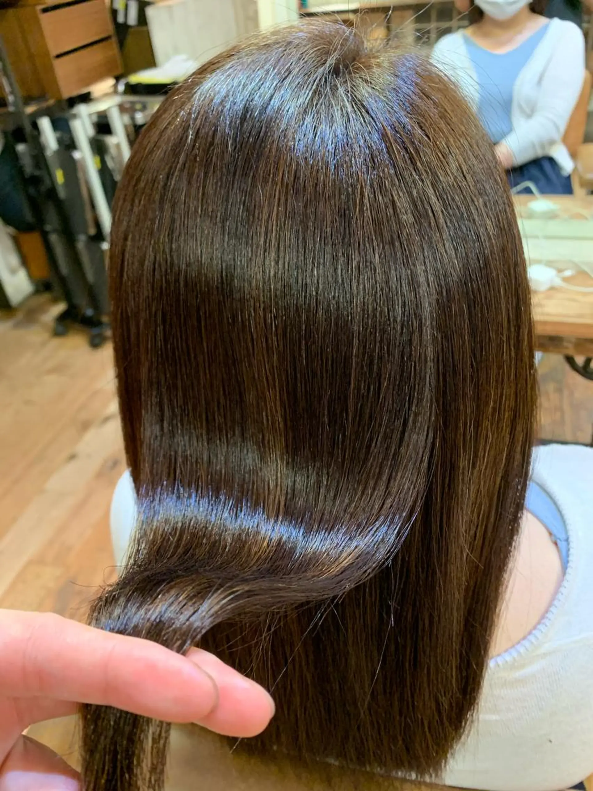 ロング カラー トリートメント 個室 髪質改善サロン HANARE by youres hair 神楽坂 【はなれ】所属・🌈髪質改善 縮毛矯正特化🌈松田のヘアスタイル