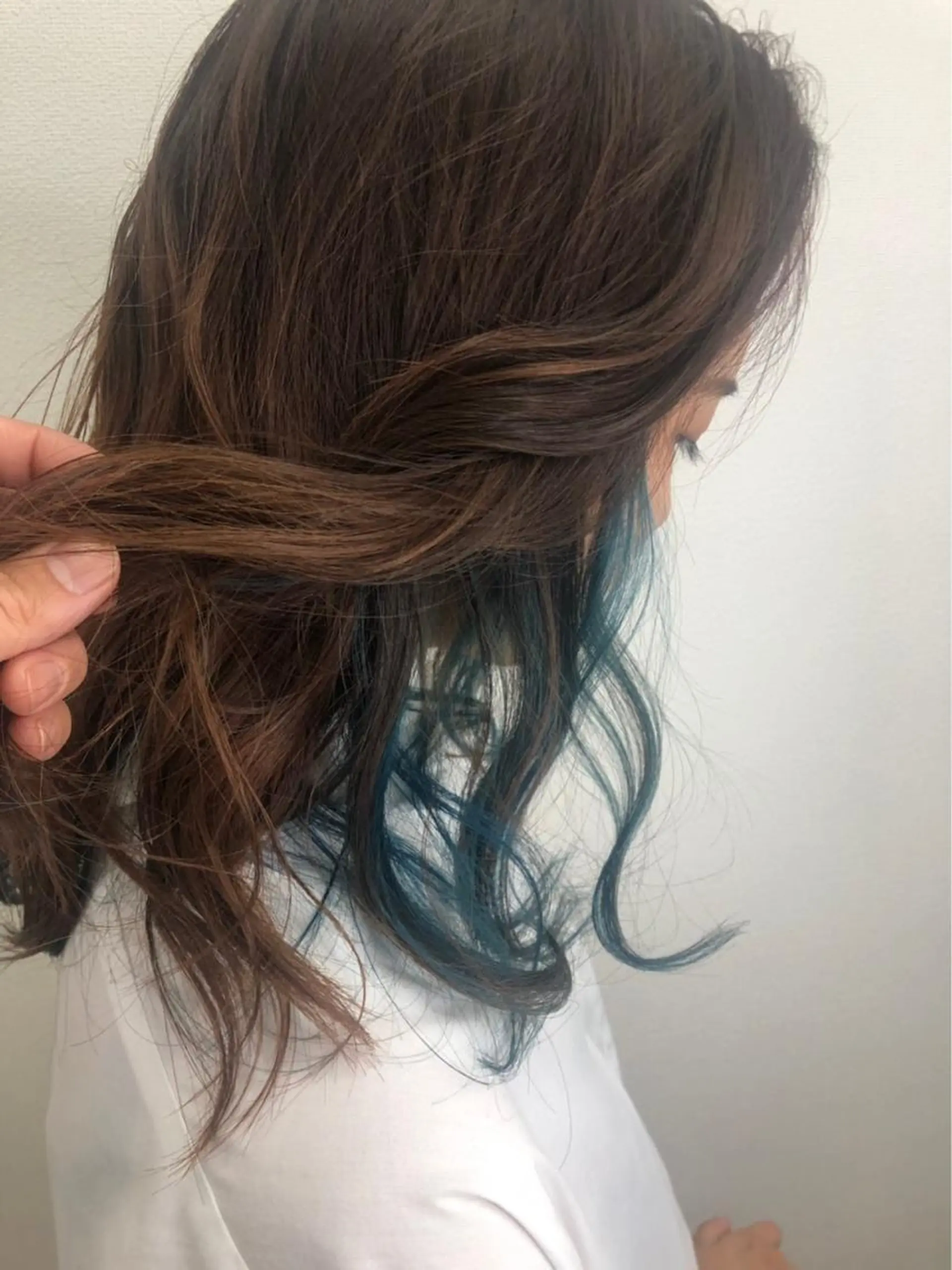 ミディアム ミディアムパーマ ハイライト 髪質改善 縮毛矯正 【清瀬】パサツキ 広がり改善川合剛史のヘアスタイル