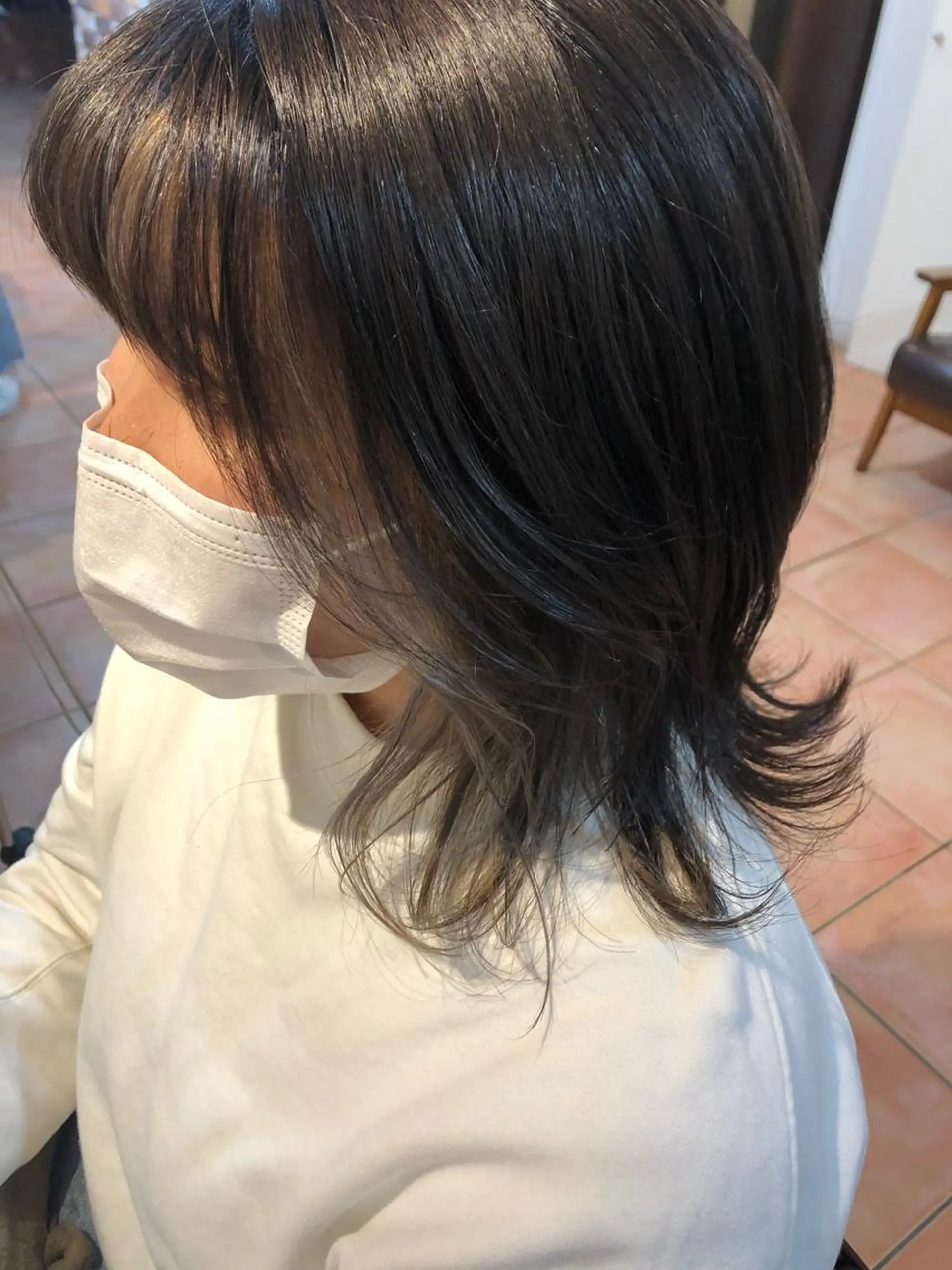 カラー 💙あかみね 💙（mine）のヘアスタイル