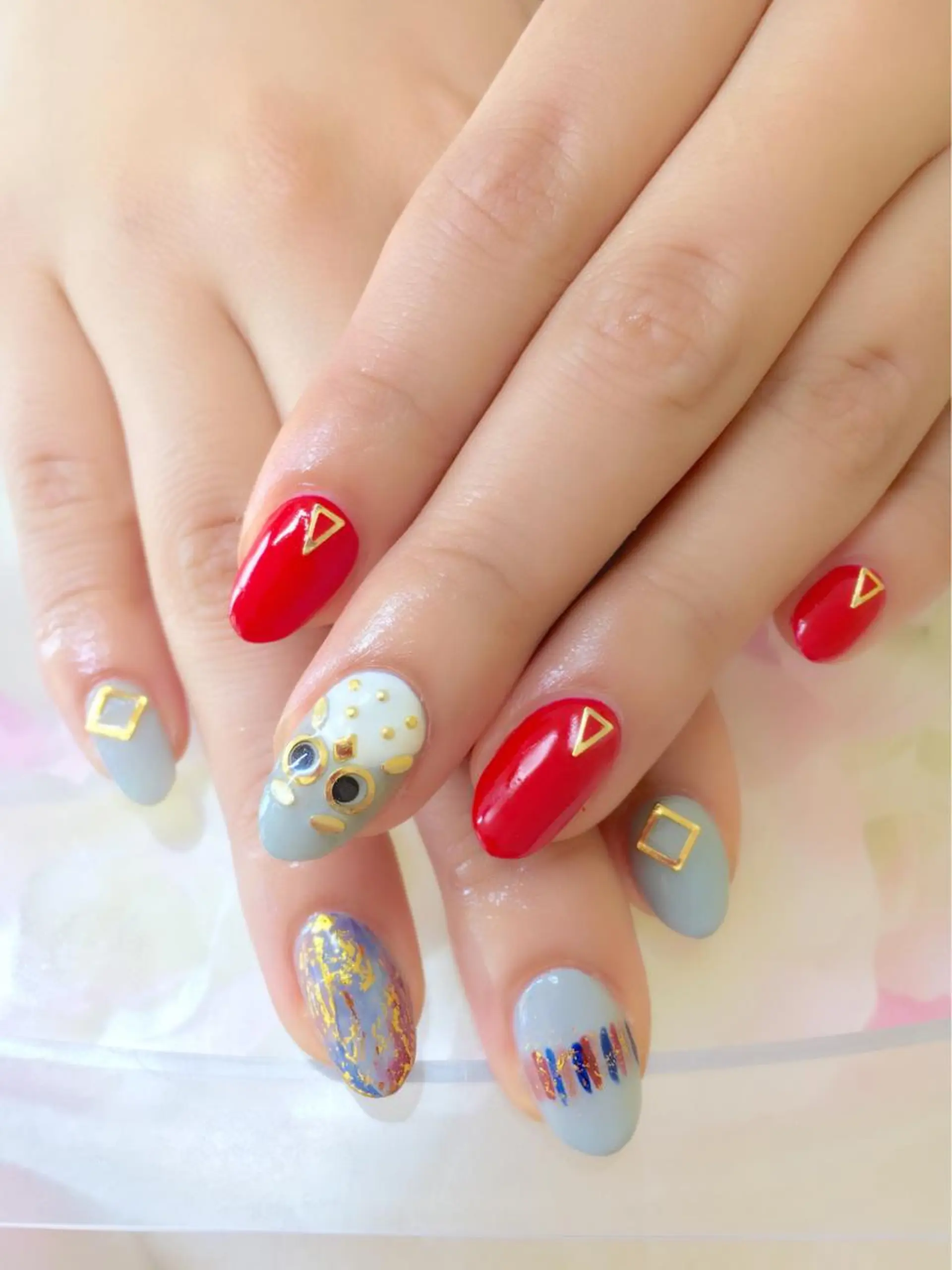 ネイル ニュアンスネイル ワンカラーネイル clover nailのネイルデザイン