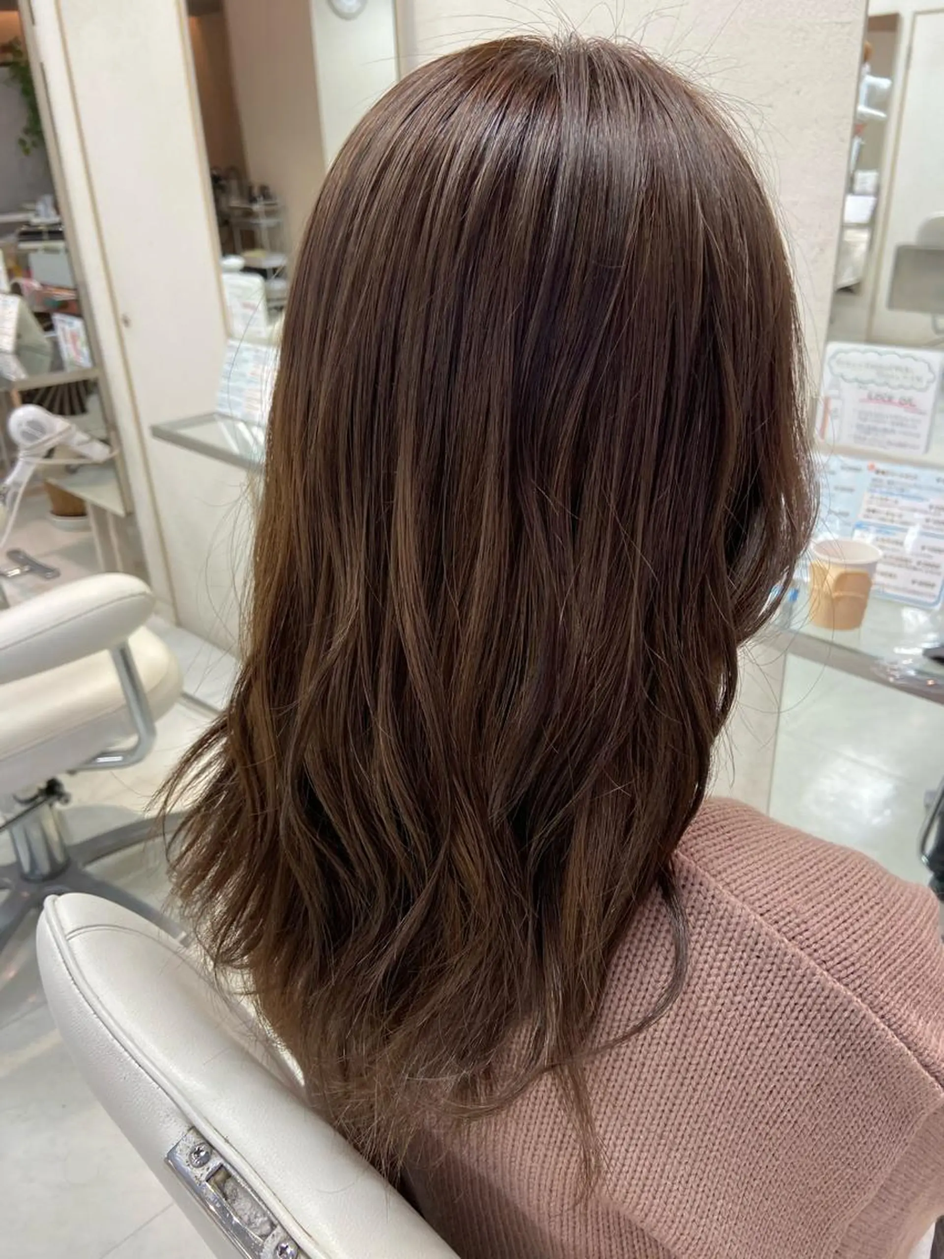 ロング カラー 透明感カラー ヘアカラー トリートメント 菊地 美憂のヘアスタイル