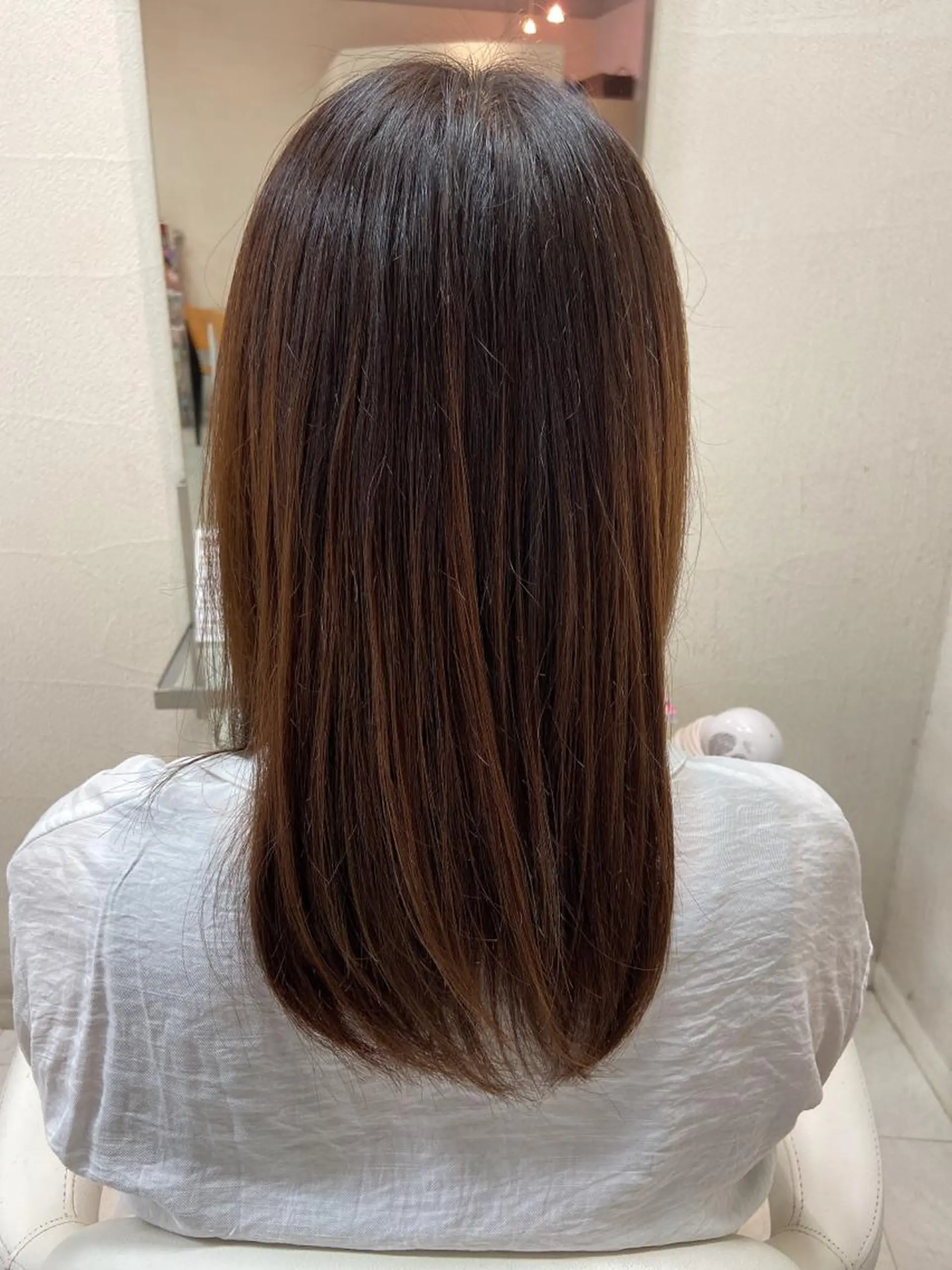 セミロング カット トリートメント 菊地 美憂のヘアスタイル