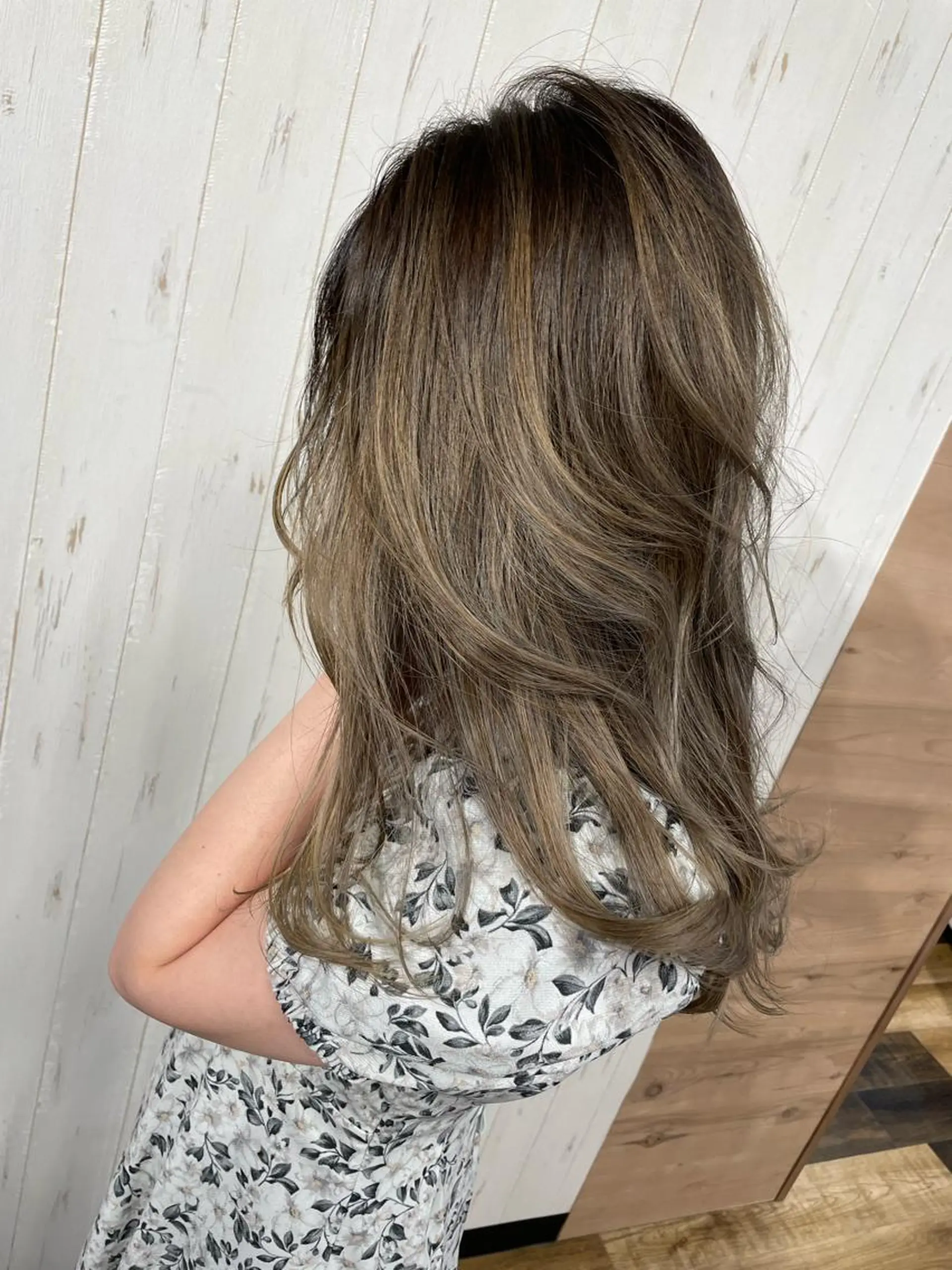 ロング 外国人風カラー ハイライト 韓国風ヘア レイヤーカット ロング AN'TIA小作所属・AN'TIA小作代表 ⭐︎kazuma⭐︎のヘアスタイル