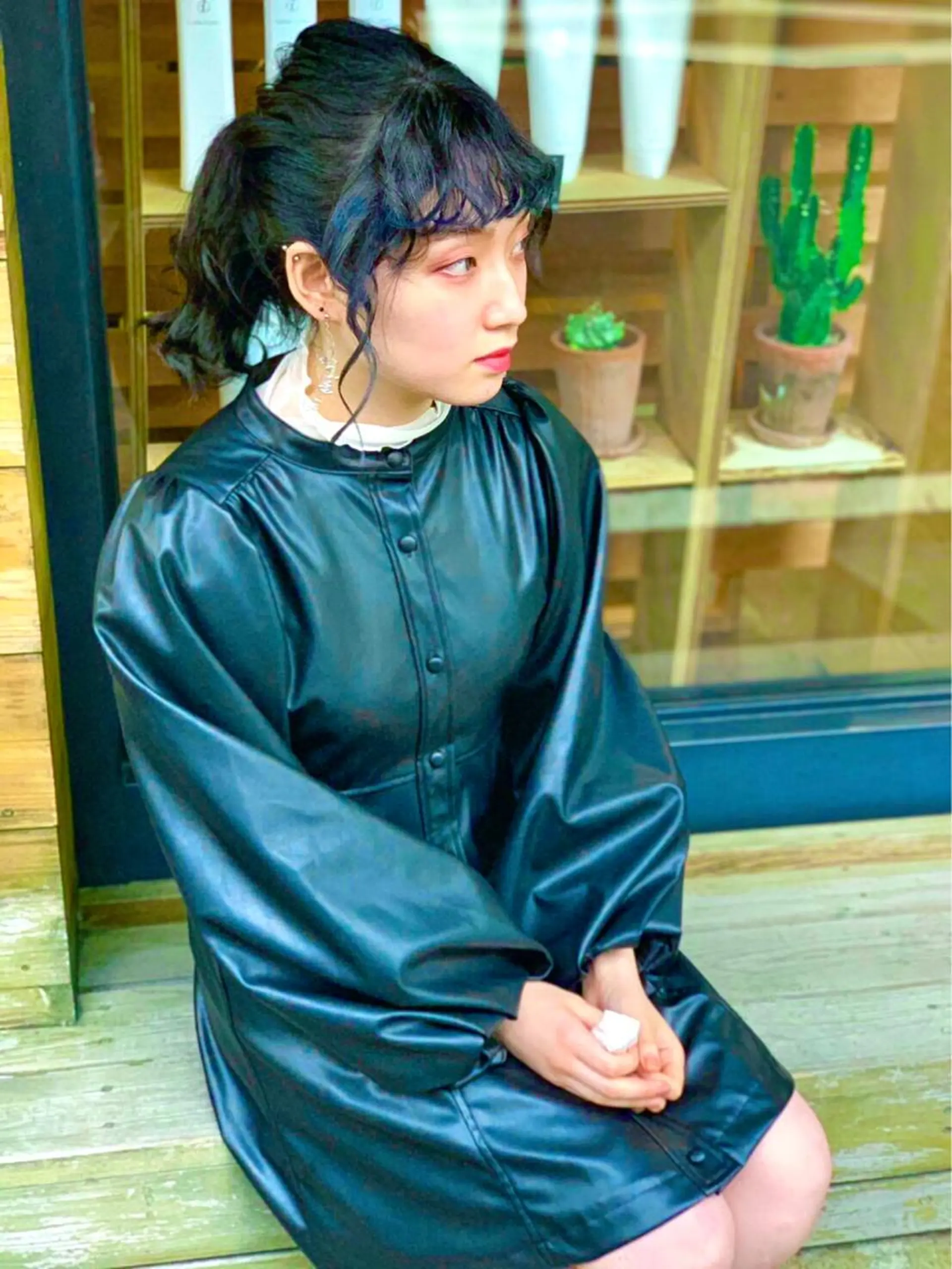 ミディアム カラー ヘアアレンジ 🌿ダブルカラー/ 明大前/中村渓太のヘアスタイル