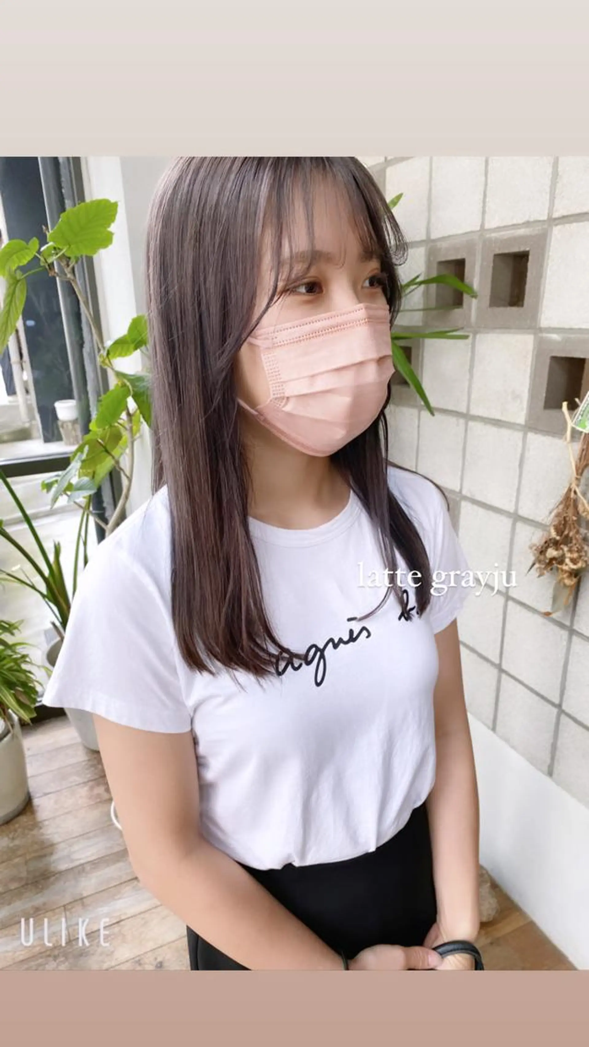 ロング カラー ヘアカラー 塩澤 榛奈のヘアスタイル