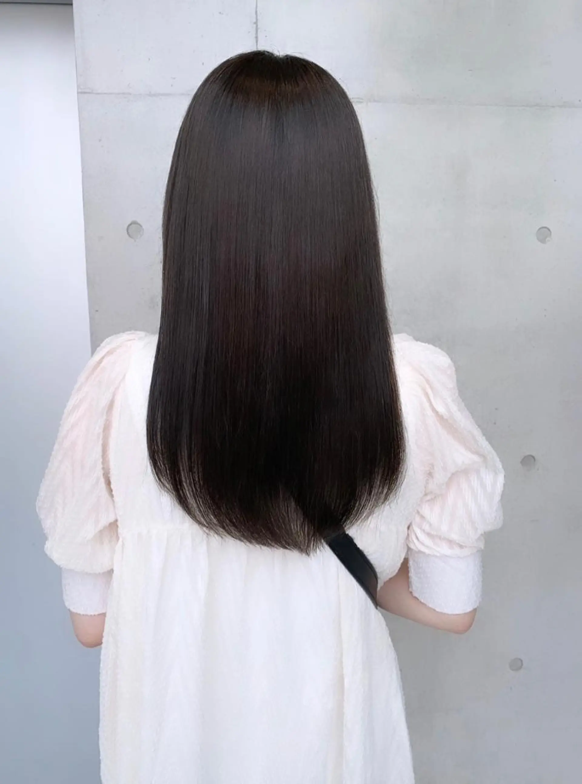 ロング カラー カット ヘアカラー トリートメント ヘッドスパ 透明感/オリーブ/ グレージュ/YUKAのヘアスタイル