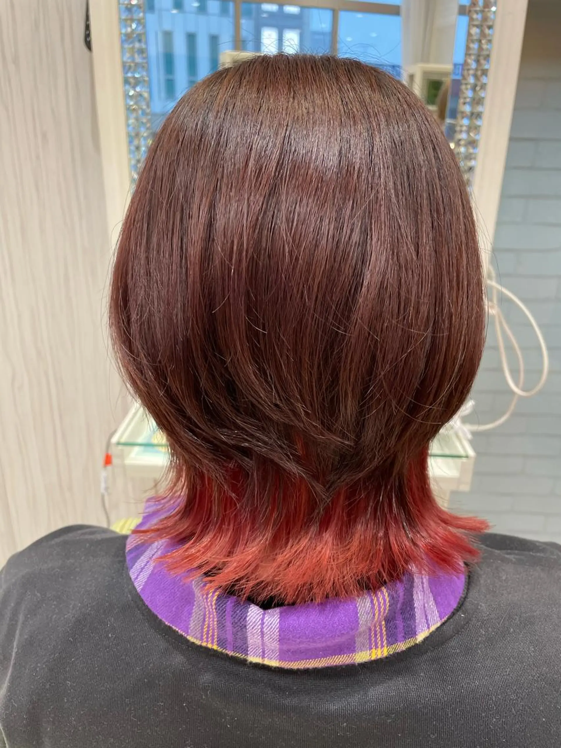 ミディアム カット ヘアカラー トリートメント MAI /BUCKS/天王寺のヘアスタイル