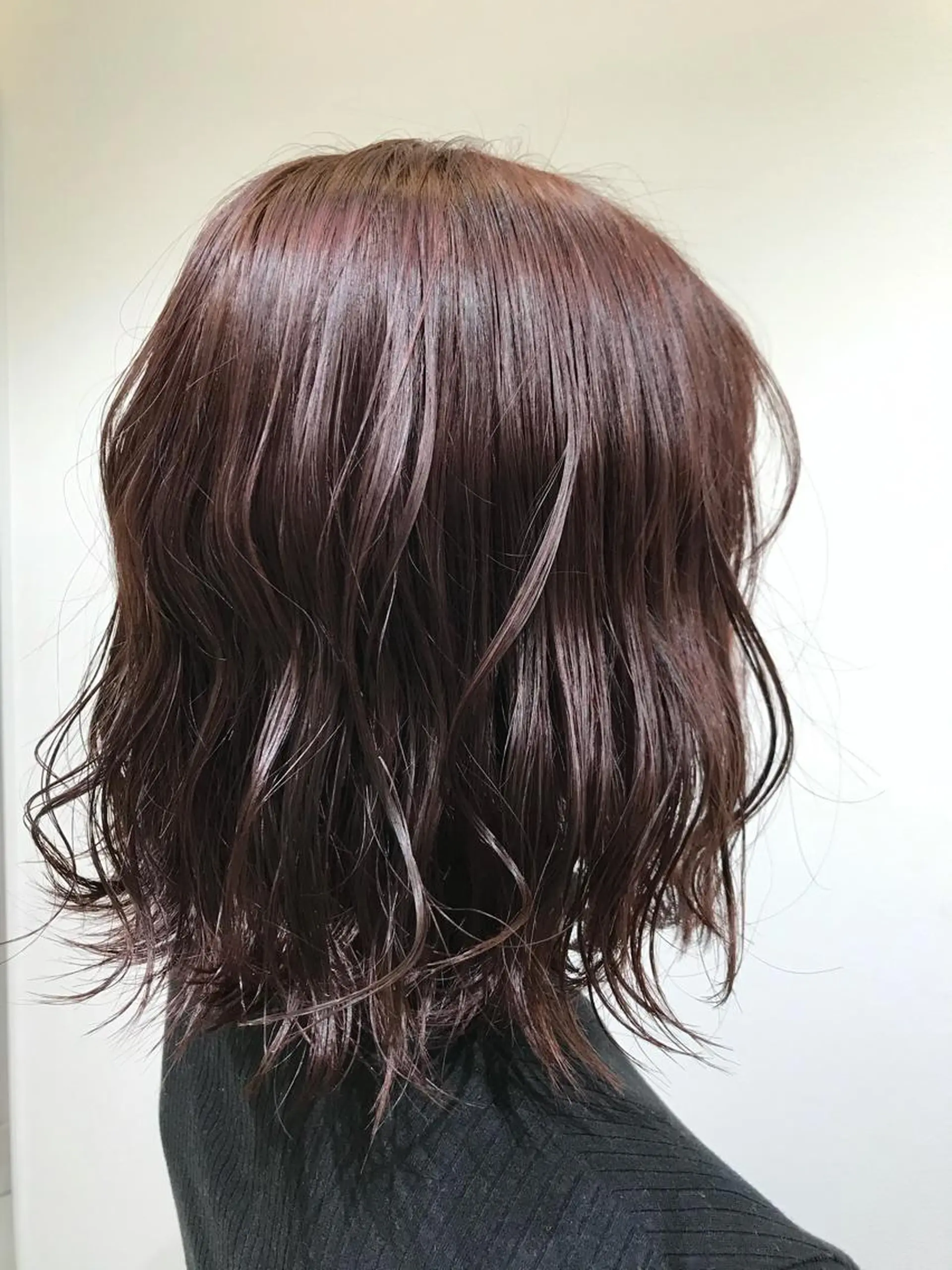 ミディアム カラー ブラウンカラー レッドカラー レッドブラウン ヘアカラー トリートメント 由比藤理子 ブリーチカラー🌈のヘアスタイル
