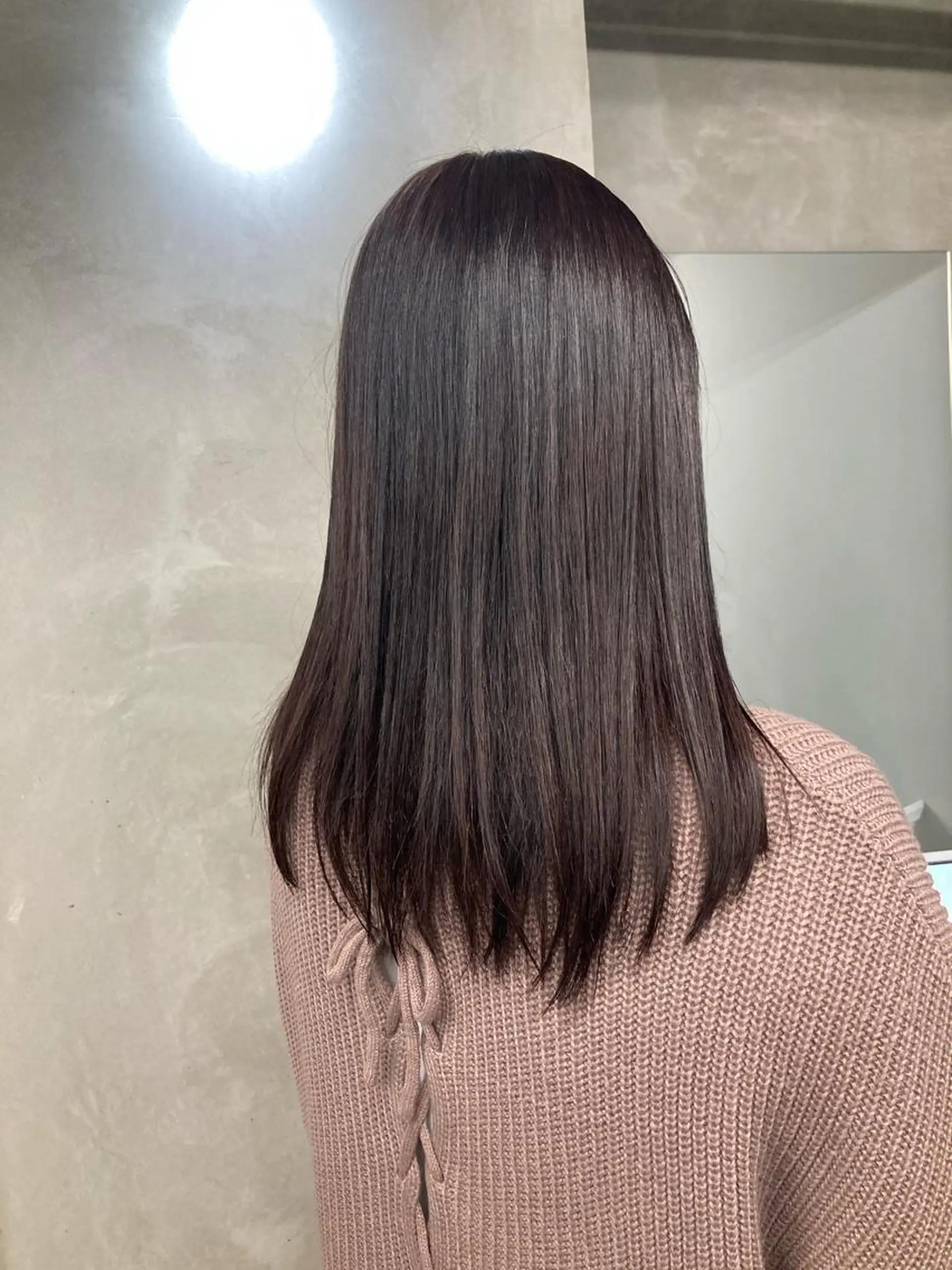 ロング カラー ピンクカラー バイオレットカラー ヘアカラー トリートメント ブリーチ&似合せボブ 田中寛十のヘアスタイル