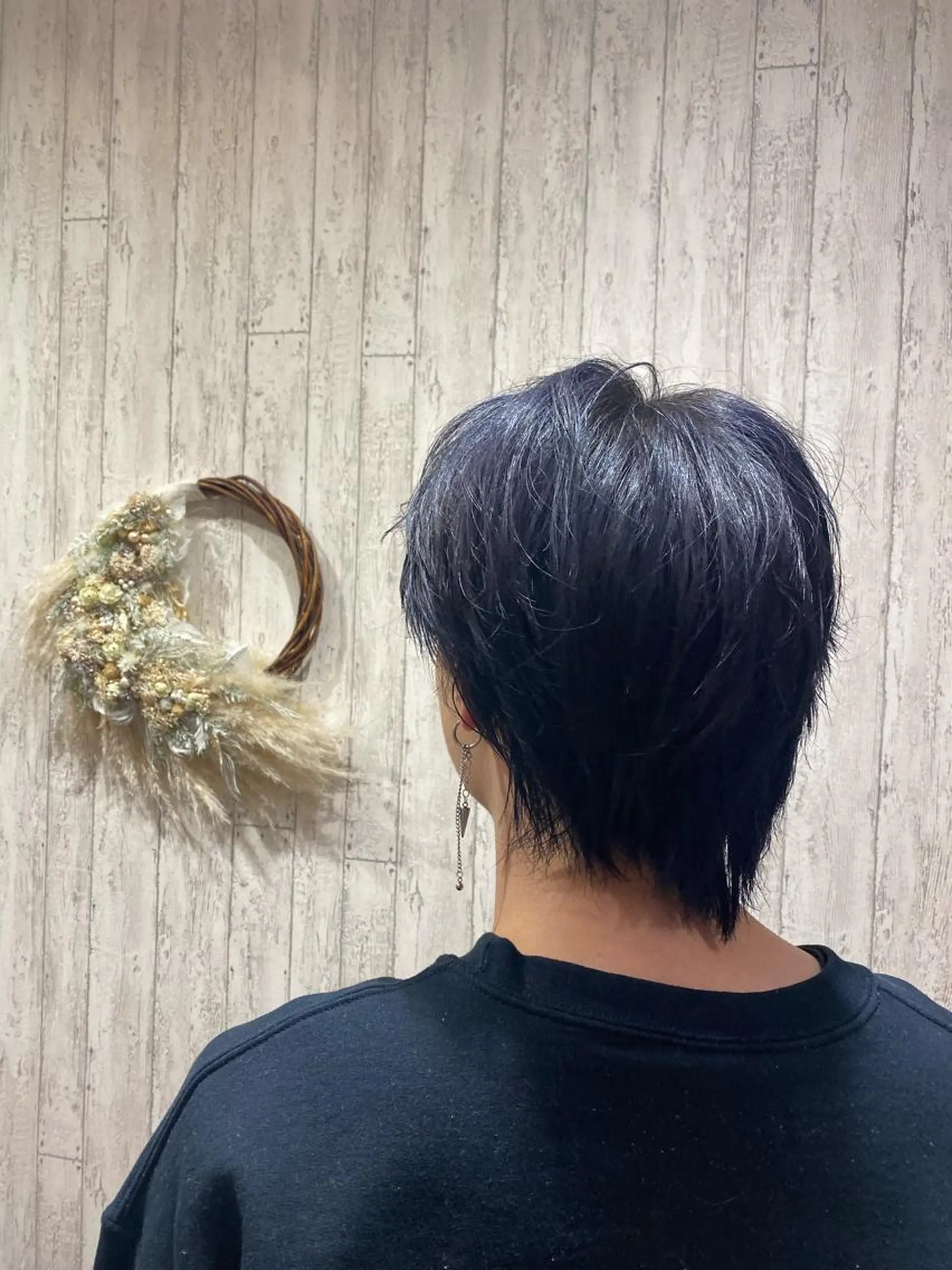 カラー メンズ ブルーカラー ネイビーカラー 🦋店長🦋 ほんさわ みずきのヘアスタイル