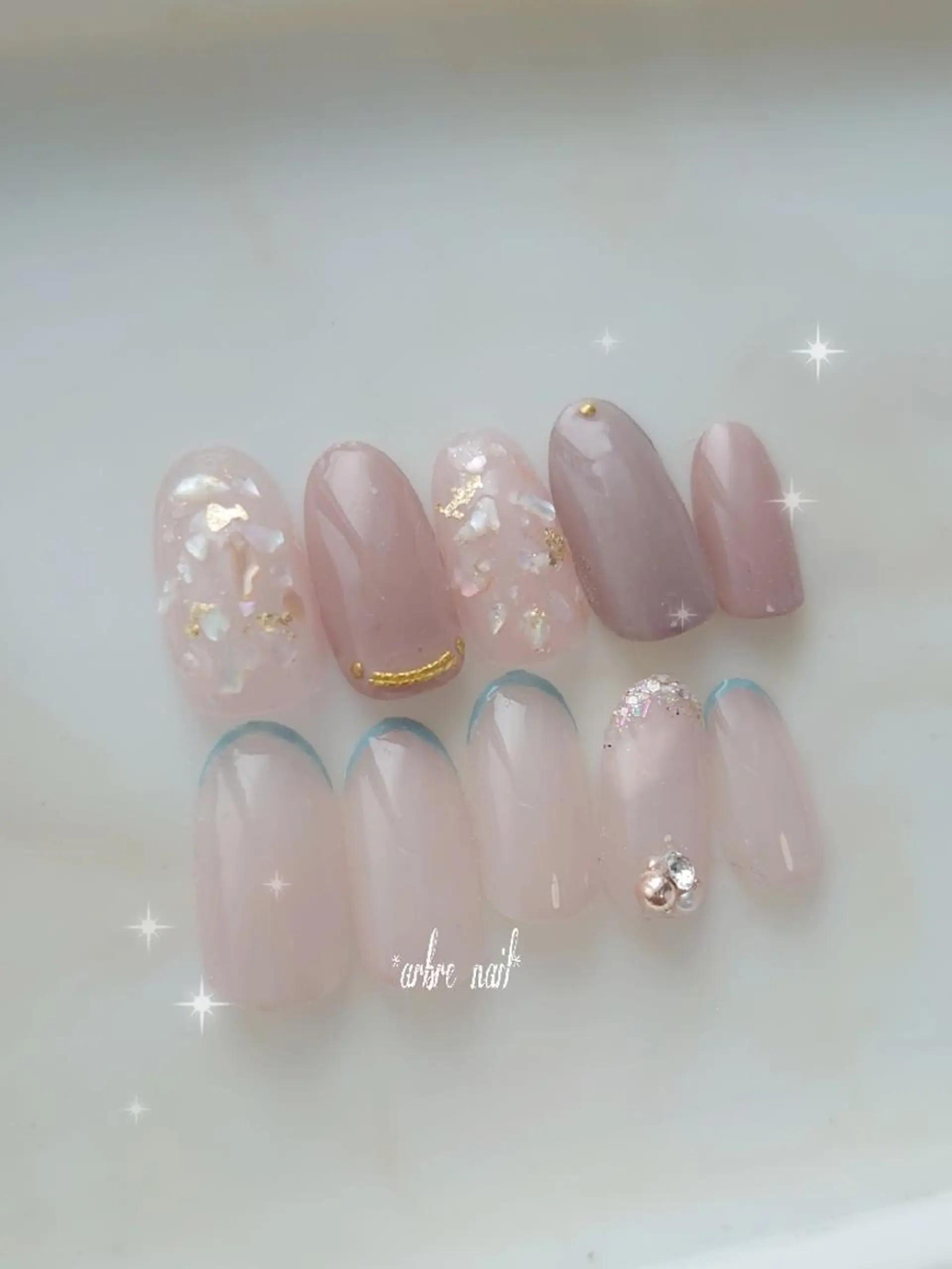 ネイル *arbre nail*.アーブルネイル所属・✯.。 arbre nail 。✯.のネイルデザイン