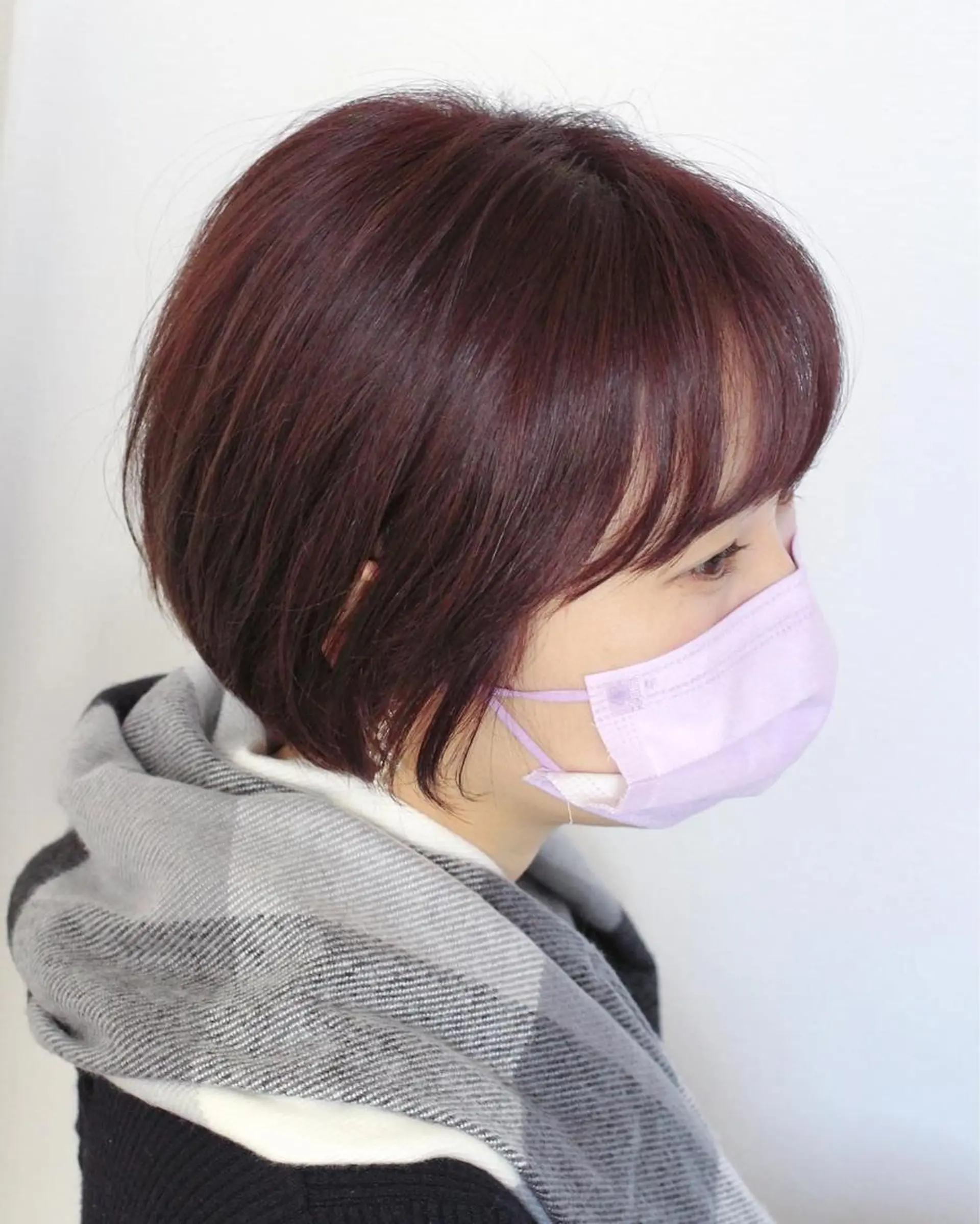 ショート カラー ブラウンカラー ショートヘア カット ヘアカラー 土居 正季のヘアスタイル