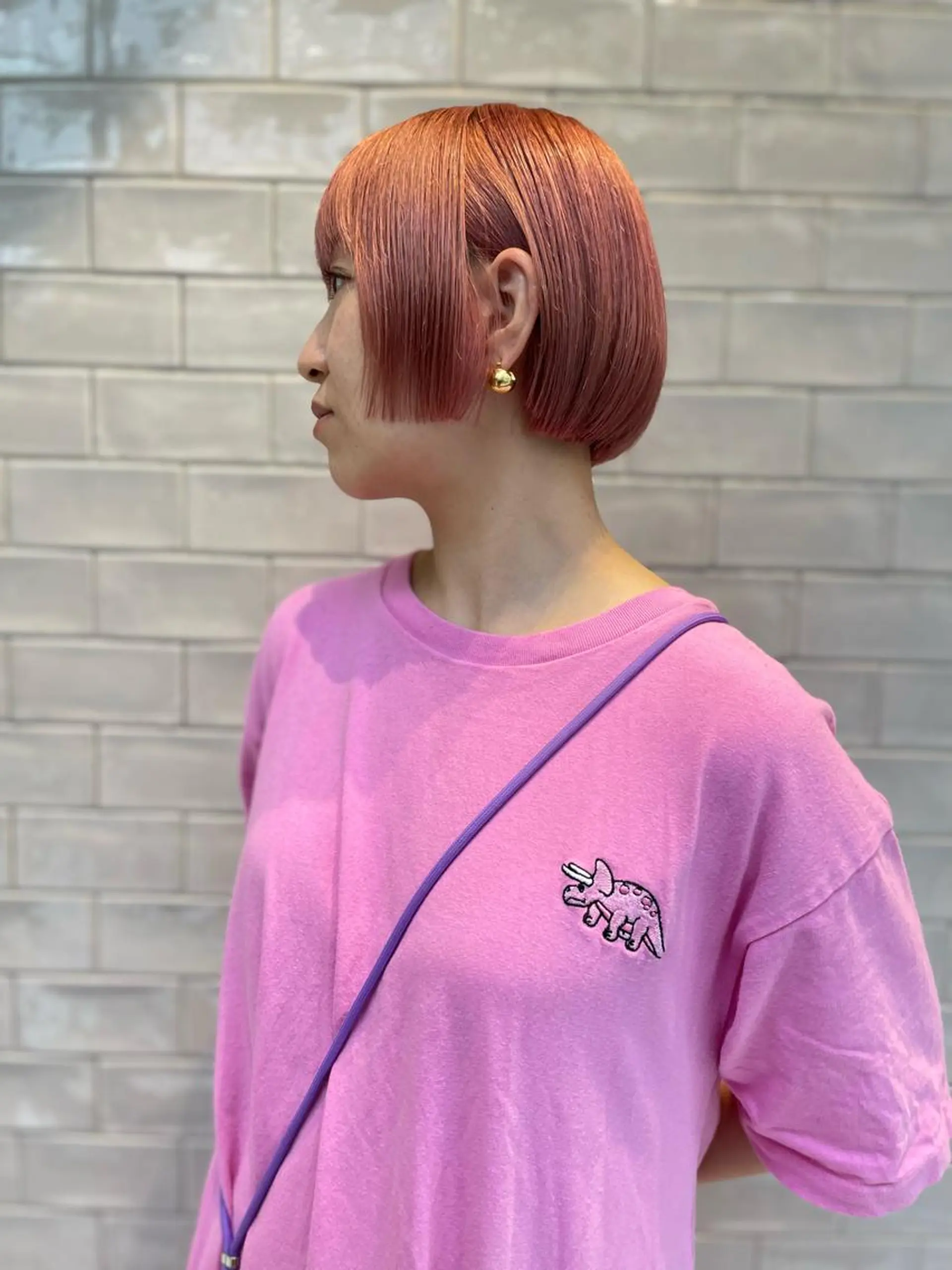 ショート カラー カット ヘアカラー トリートメント SALOWIN所属・ブリーチ✨ ボブ✨レイヤーのヘアスタイル