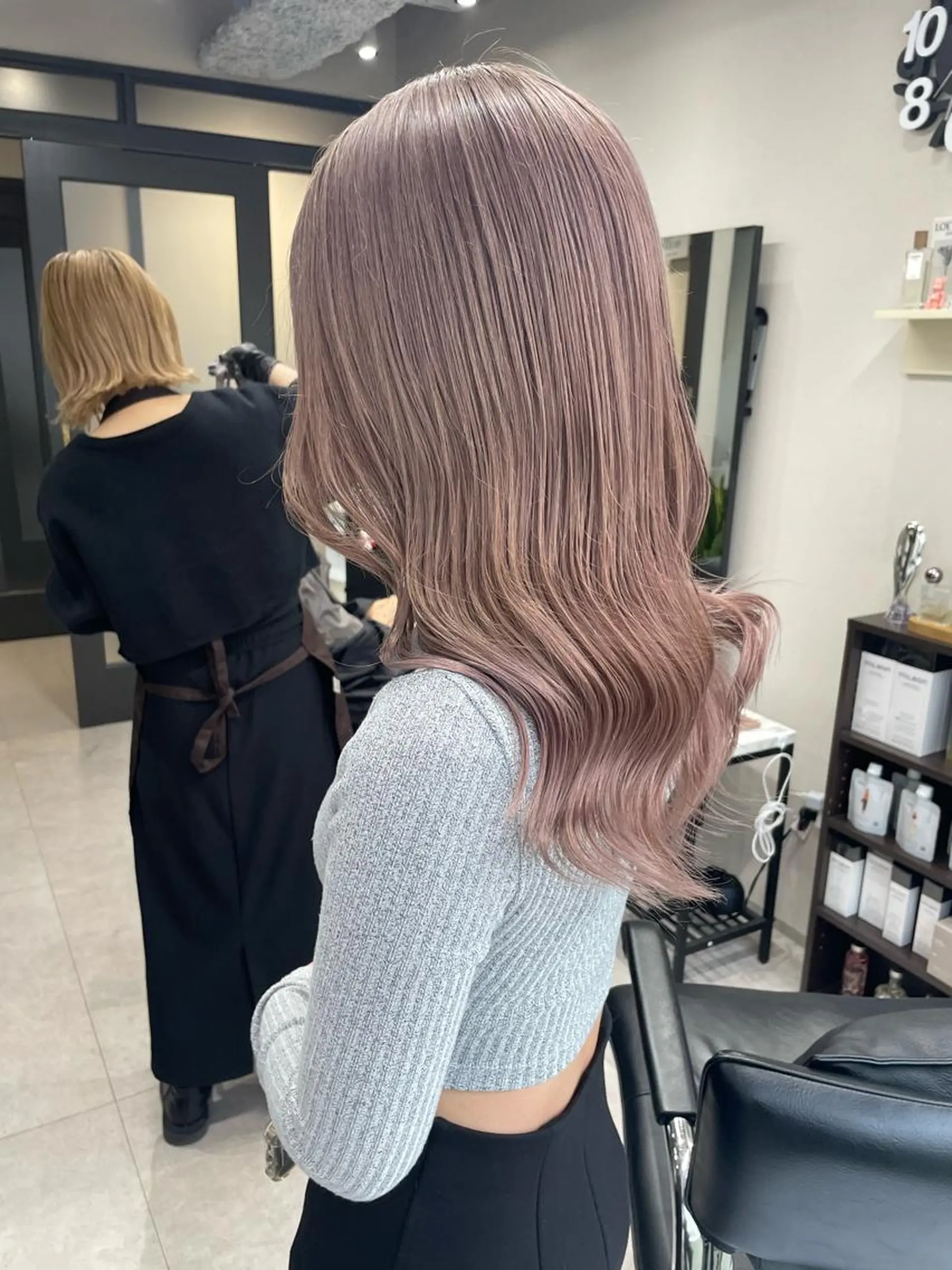 ロング カラー カット ヘアカラー 髪質改善will hairdesignのヘアスタイル