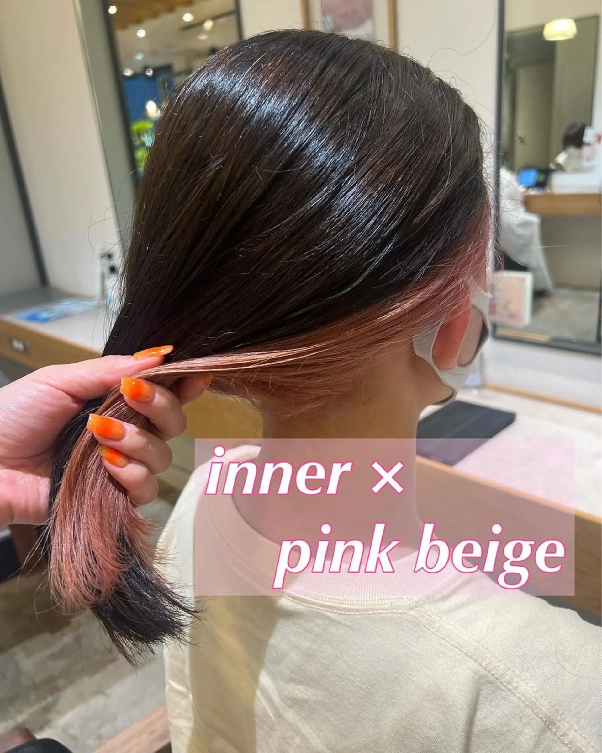 ミディアム カラー ブリーチ ケアブリーチ カット ヘアカラー Kana 🍋 ハイトーン【高円寺】のヘアスタイル