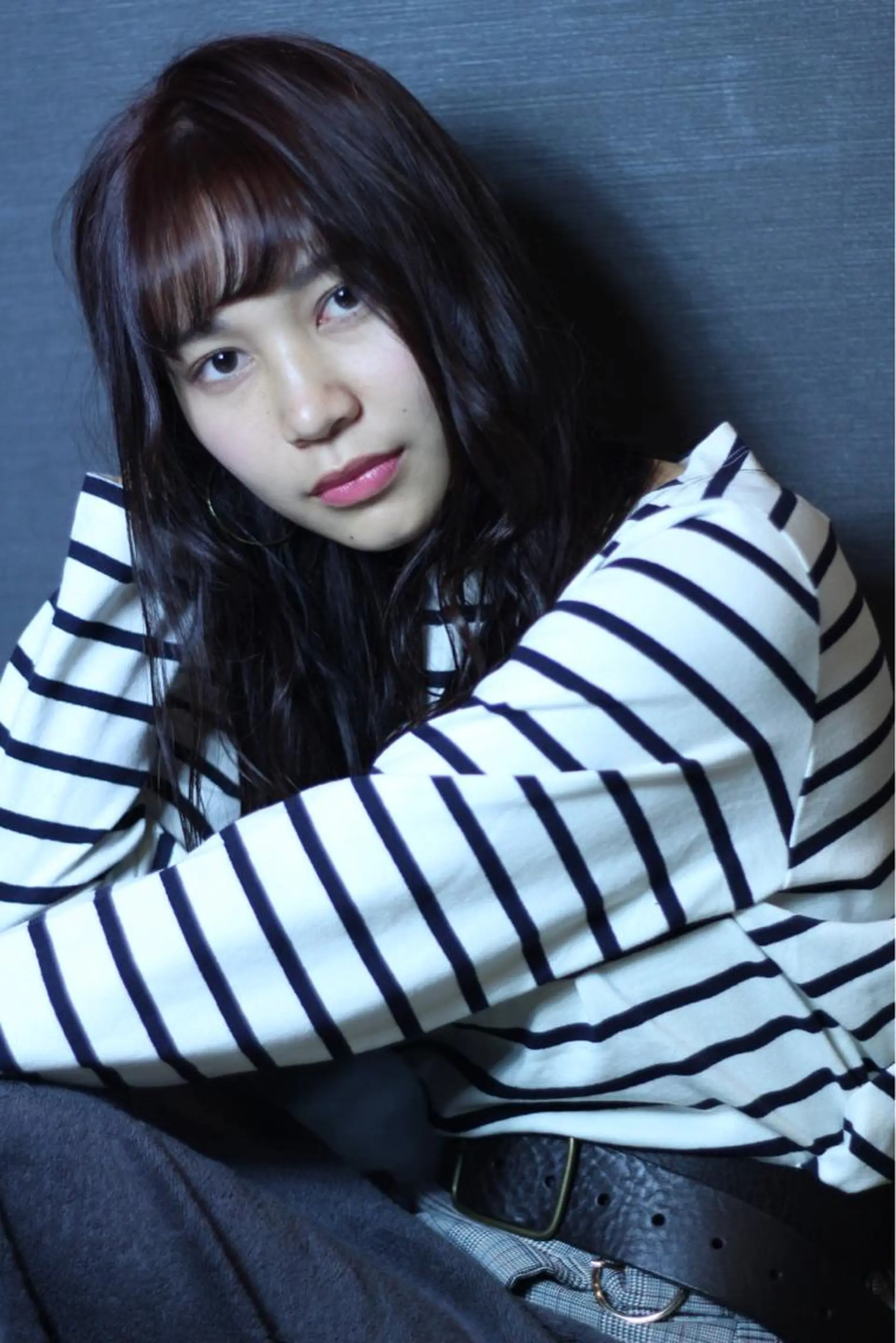 ロング カラー パーマ ピンクカラー toi【トワ】所属・安達 俊亮のヘアスタイル