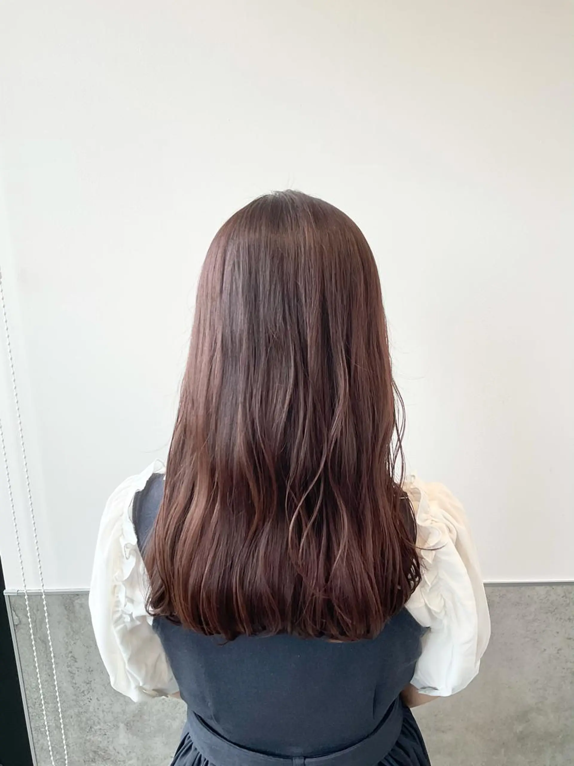 ロング カラー ベージュカラー ピンクカラー ピンクベージュ ヘアカラー トリートメント ヘアセット go today shaire salon 本店所属・yoshi ☆のヘアスタイル