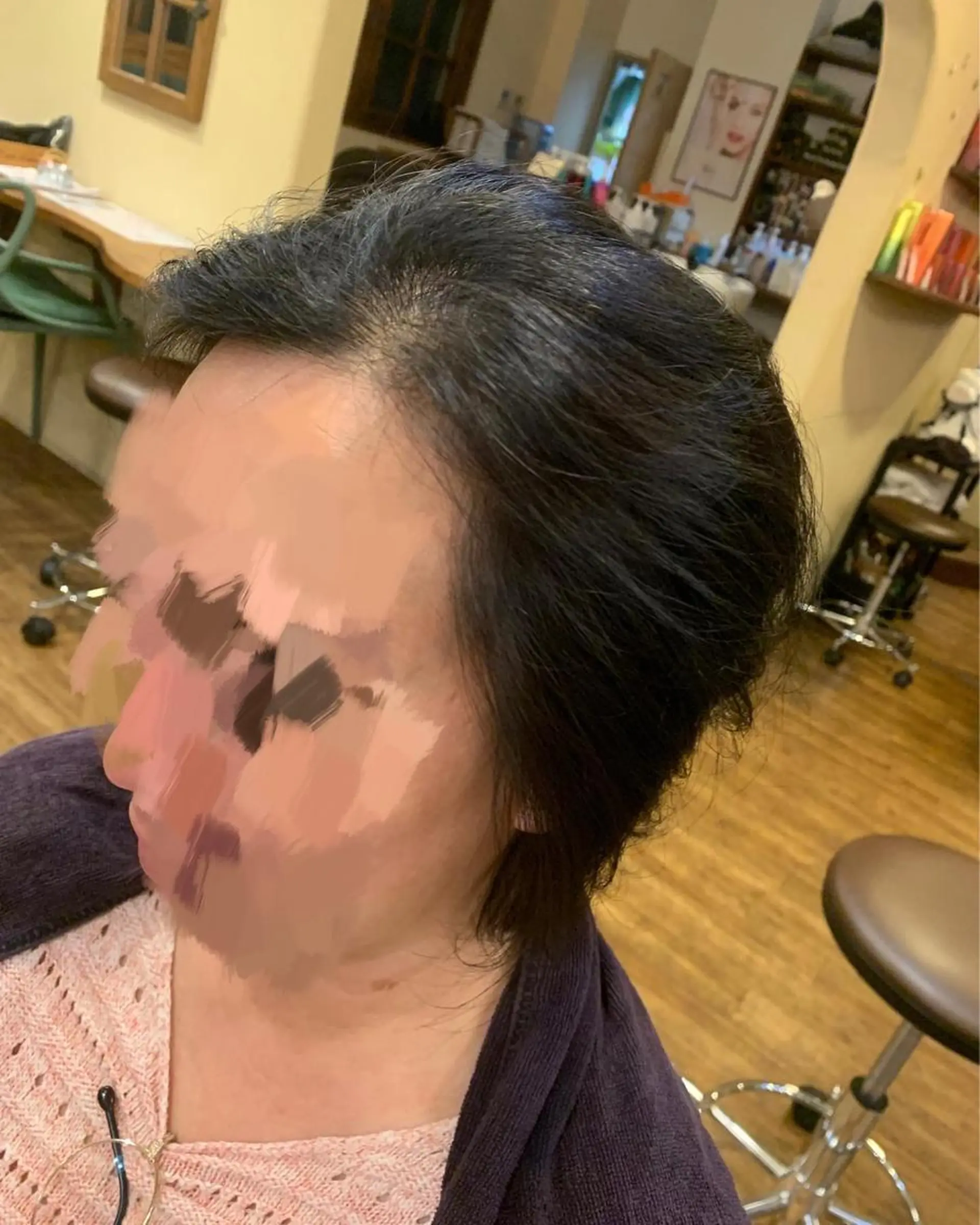 カラー 鈴木 未歩のヘアスタイル