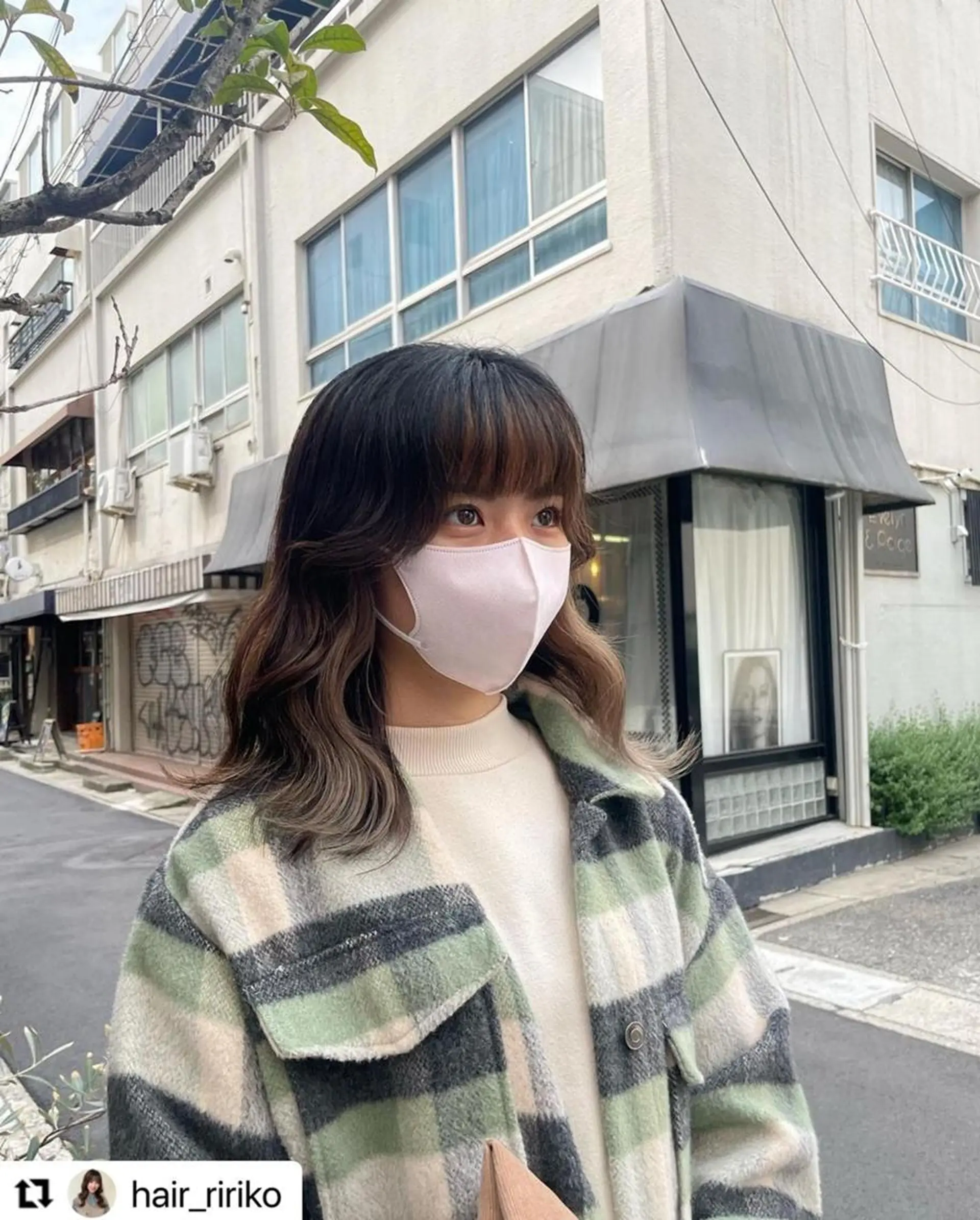 ミディアム カラー メンズ メンズインナーカラー ベージュカラー 透明感カラー イヤリングカラー グレージュ 🩷Eny terrace🩷のヘアスタイル