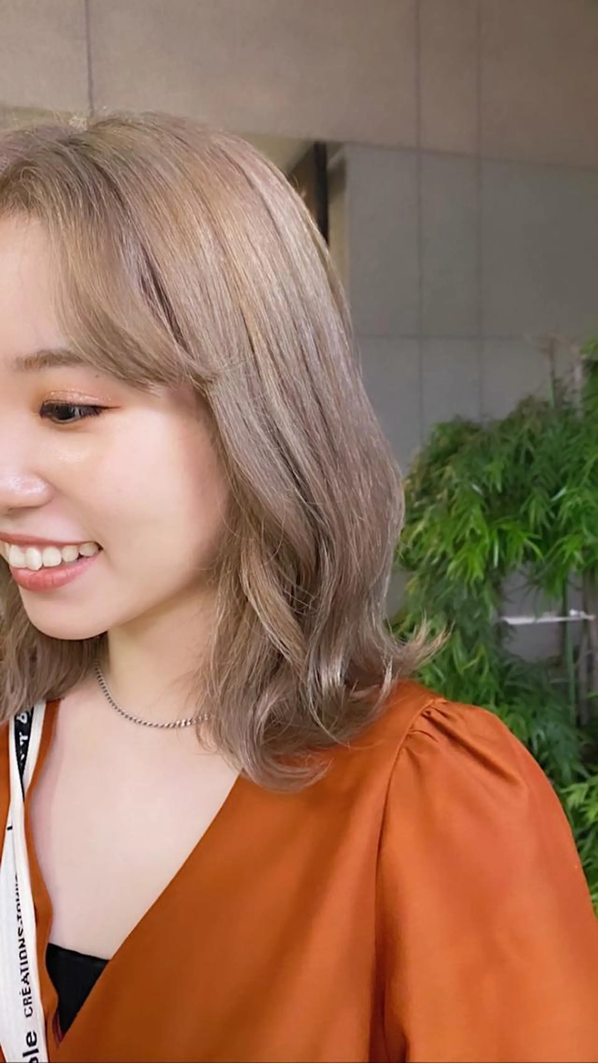 ミディアム カラー タカノ ノゾミのヘアスタイル