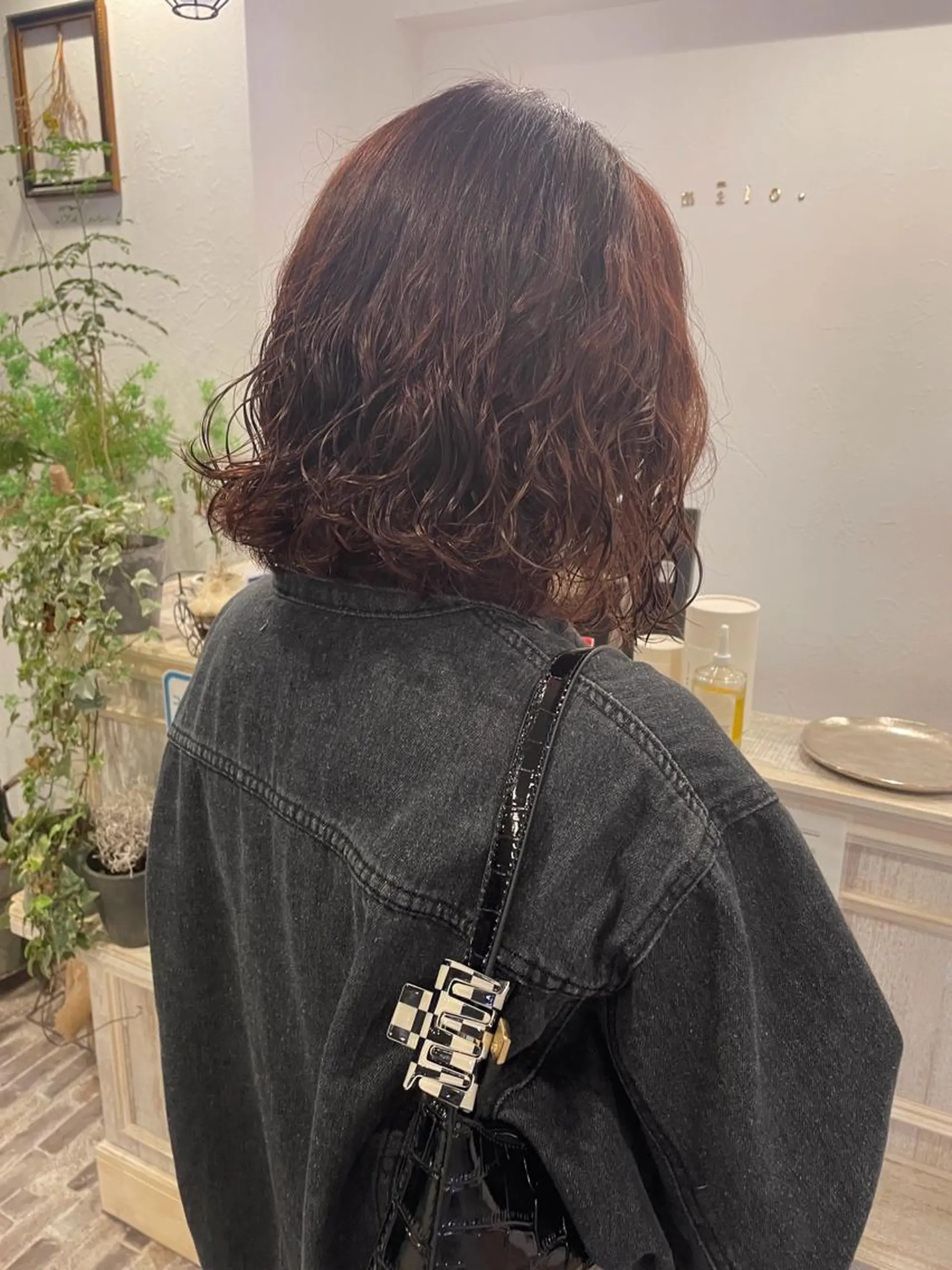 ミディアム カラー パーマ ミディアムパーマ ボブ カット ヘアカラー パーマ m ā l o.🌷 サカモトマイコのヘアスタイル
