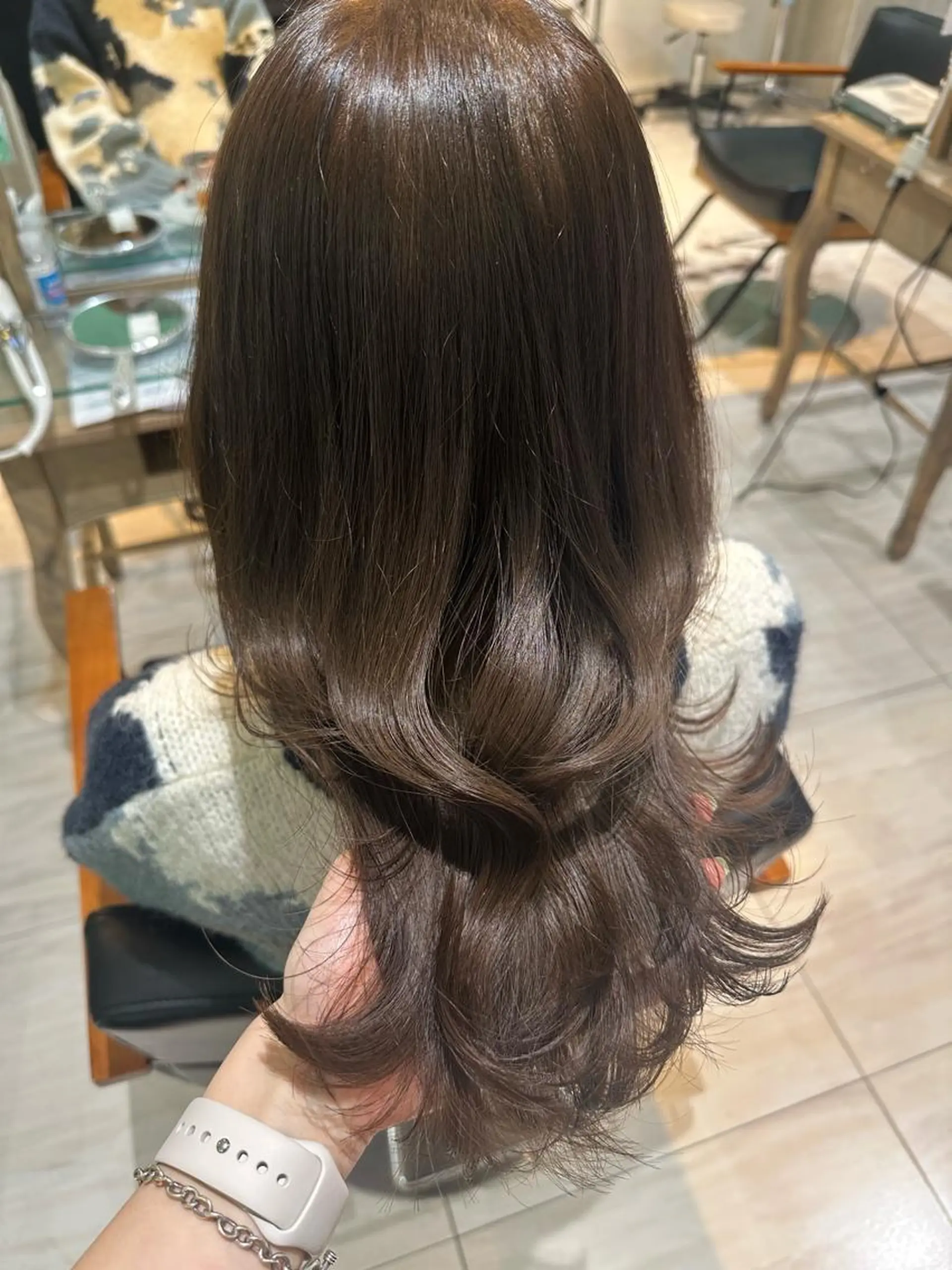 ロング カラー 透けるbrown カラー🎗♡yukaのヘアスタイル