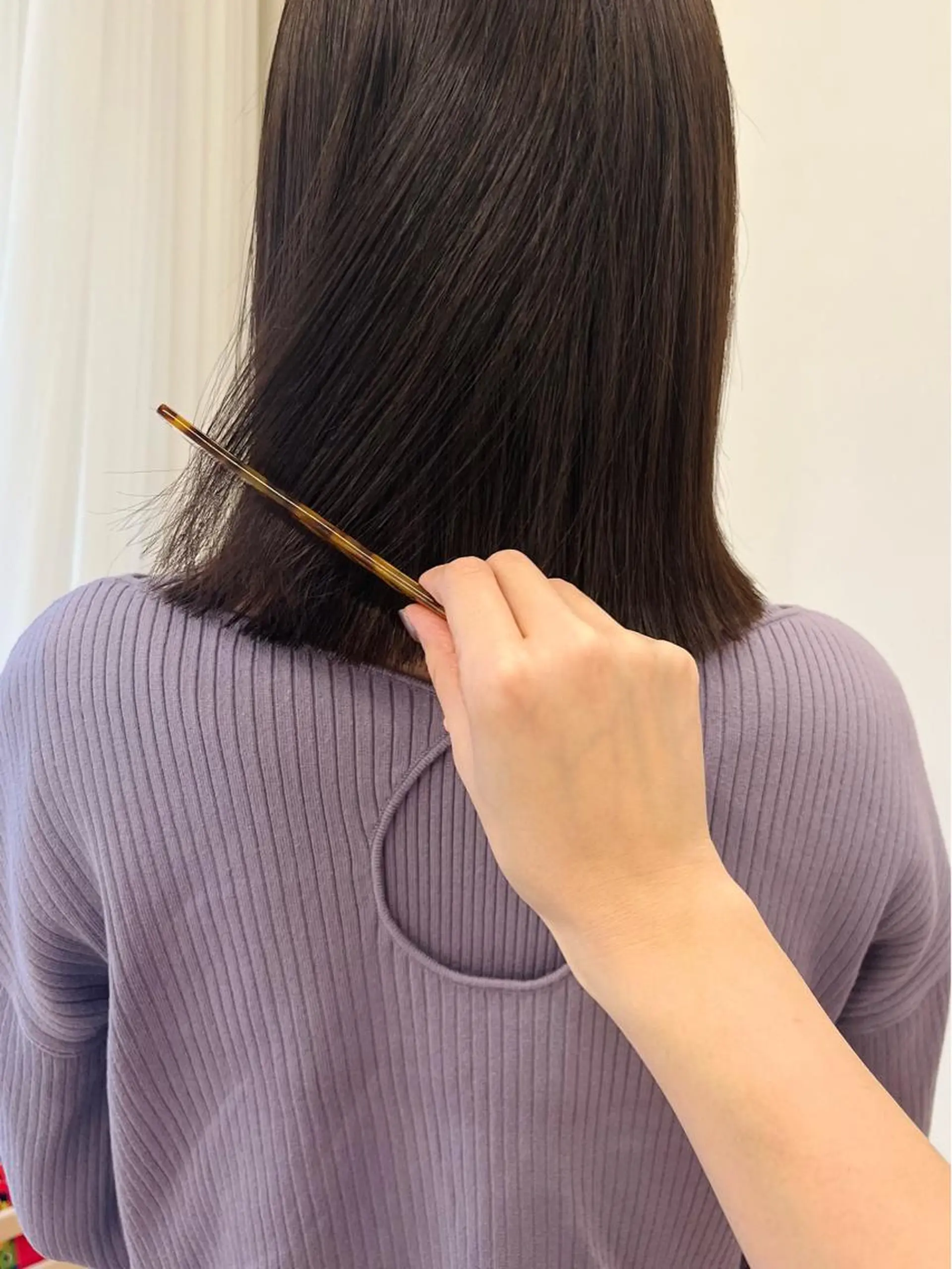 ミディアム カラー 西山 紗耶香🪽 透明感カラー/ボブのヘアスタイル