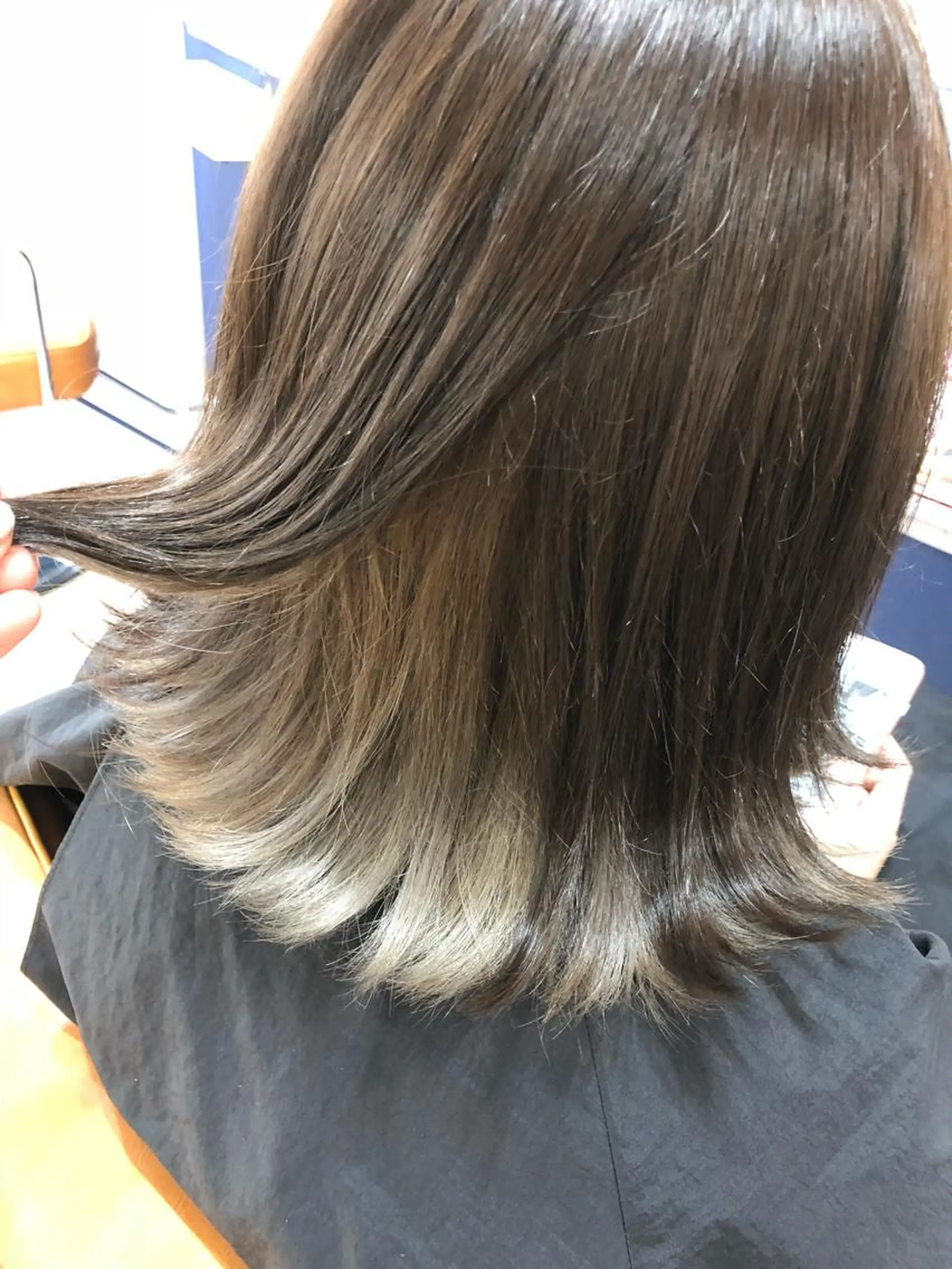 ミディアム カラー ブリーチ インナーカラー ヘアカラー 【AMANEQ】 yuka🦋のヘアスタイル