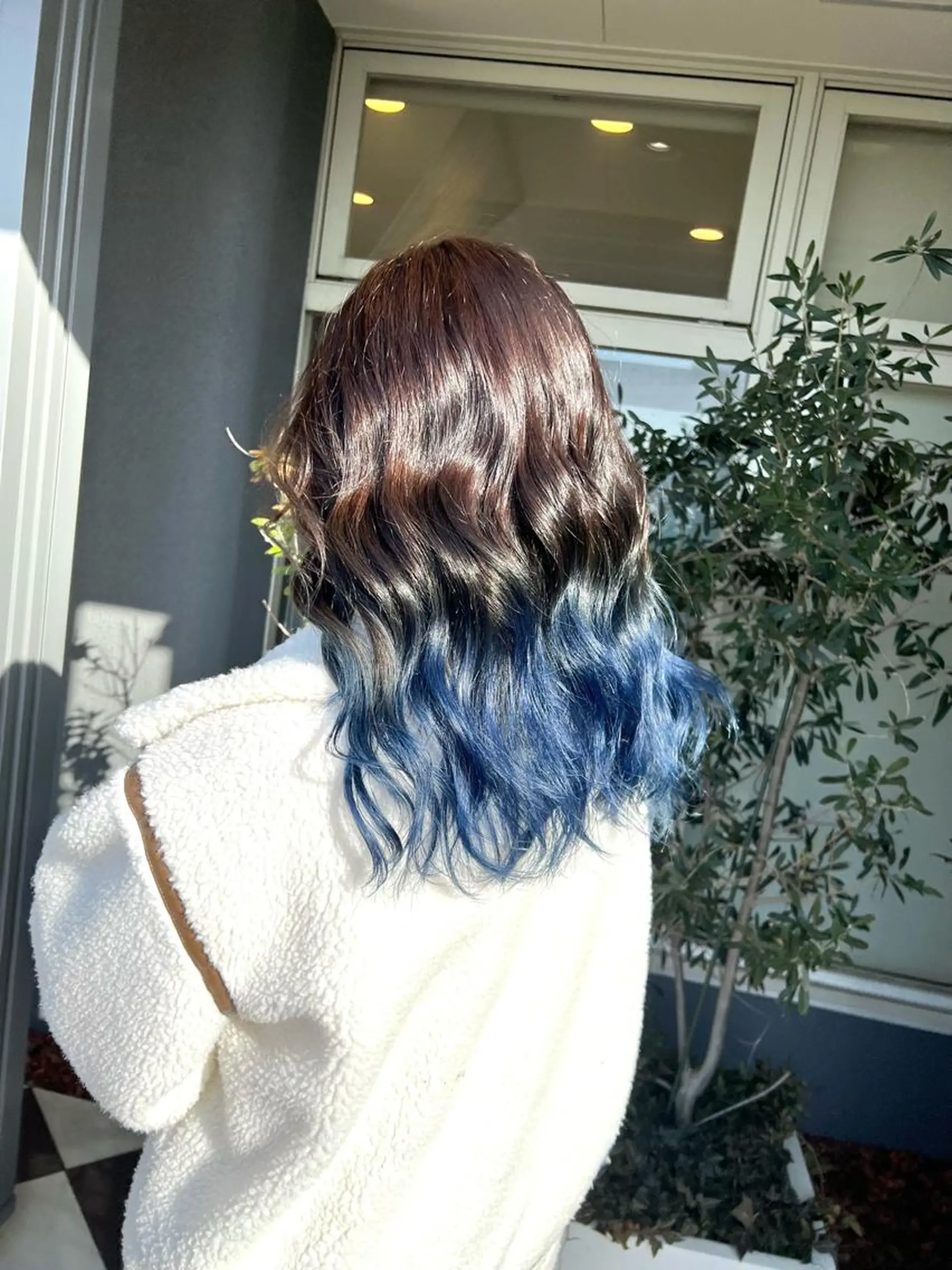 ロング カラー ヘアカラー しんぼや ももかのヘアスタイル