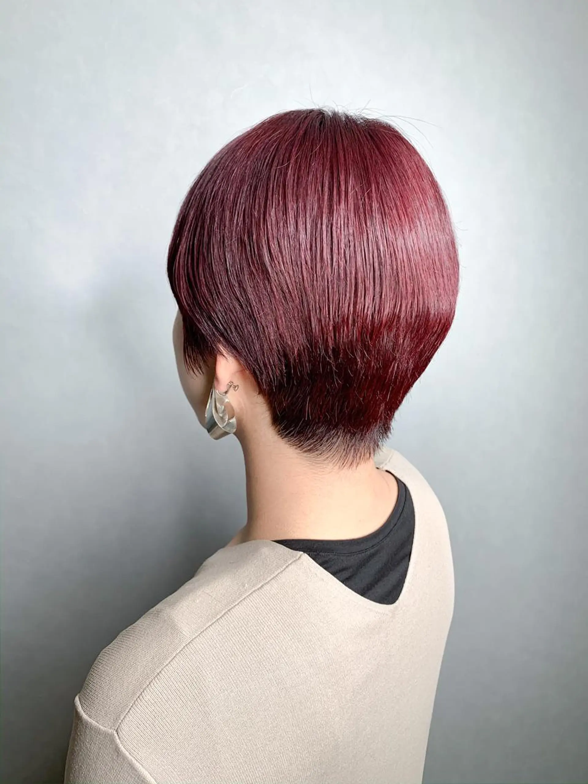 ショート カラー レッドカラー ショートヘア カット ヘアカラー 🌈 DAIKI 🌈のヘアスタイル